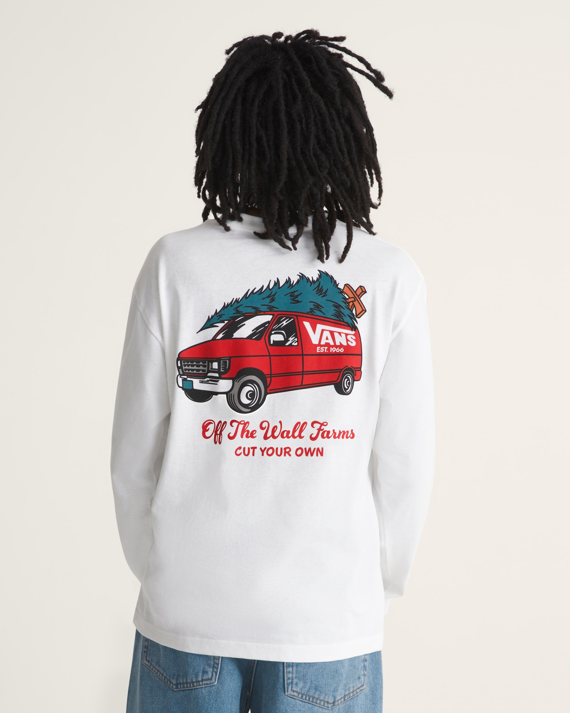 Cut Your Own Long Sleeve Tee VANS White ALT3