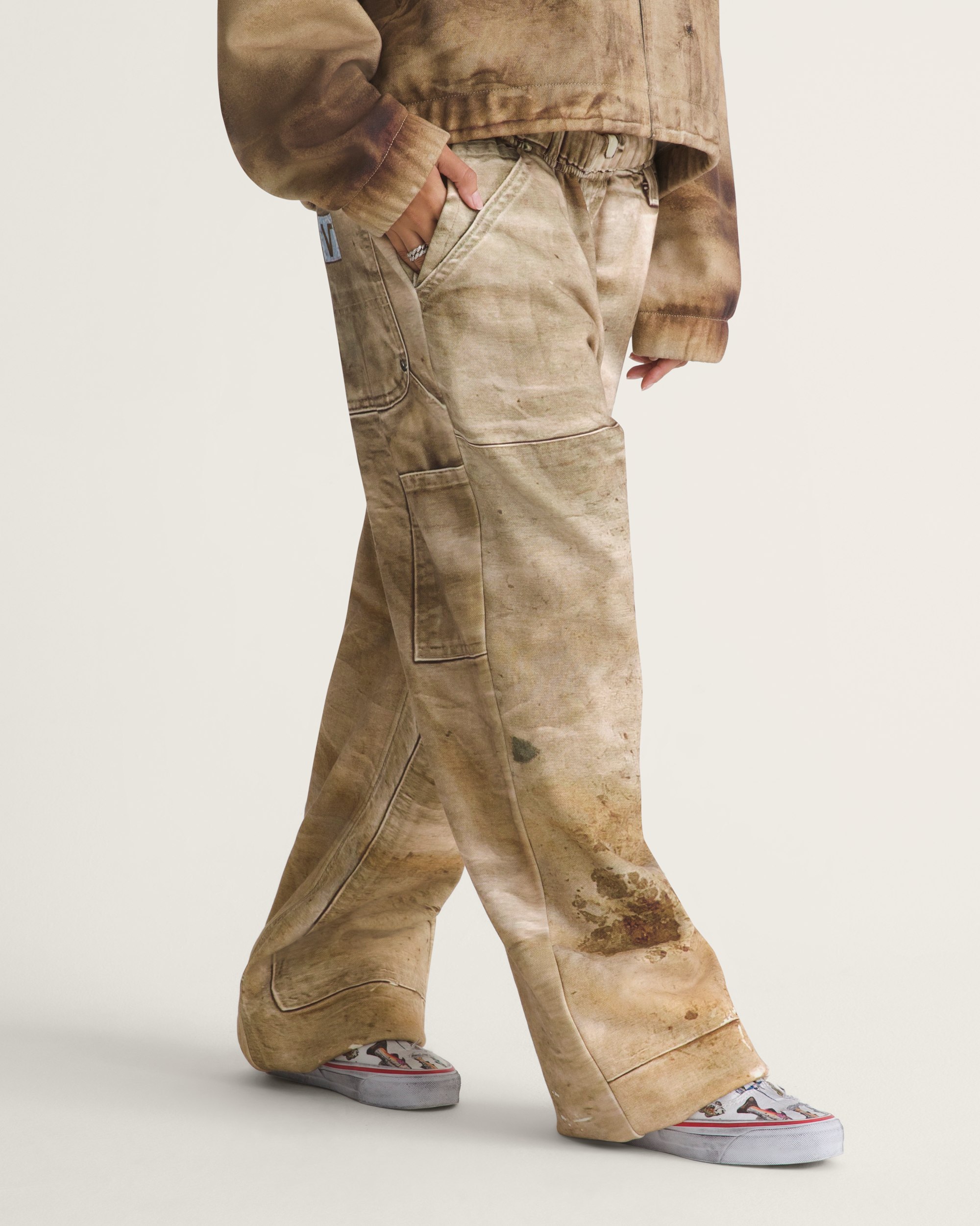 VANSZA Workwear Trompe Loeil Sweatpant VANS VANSZA Brown ALT7