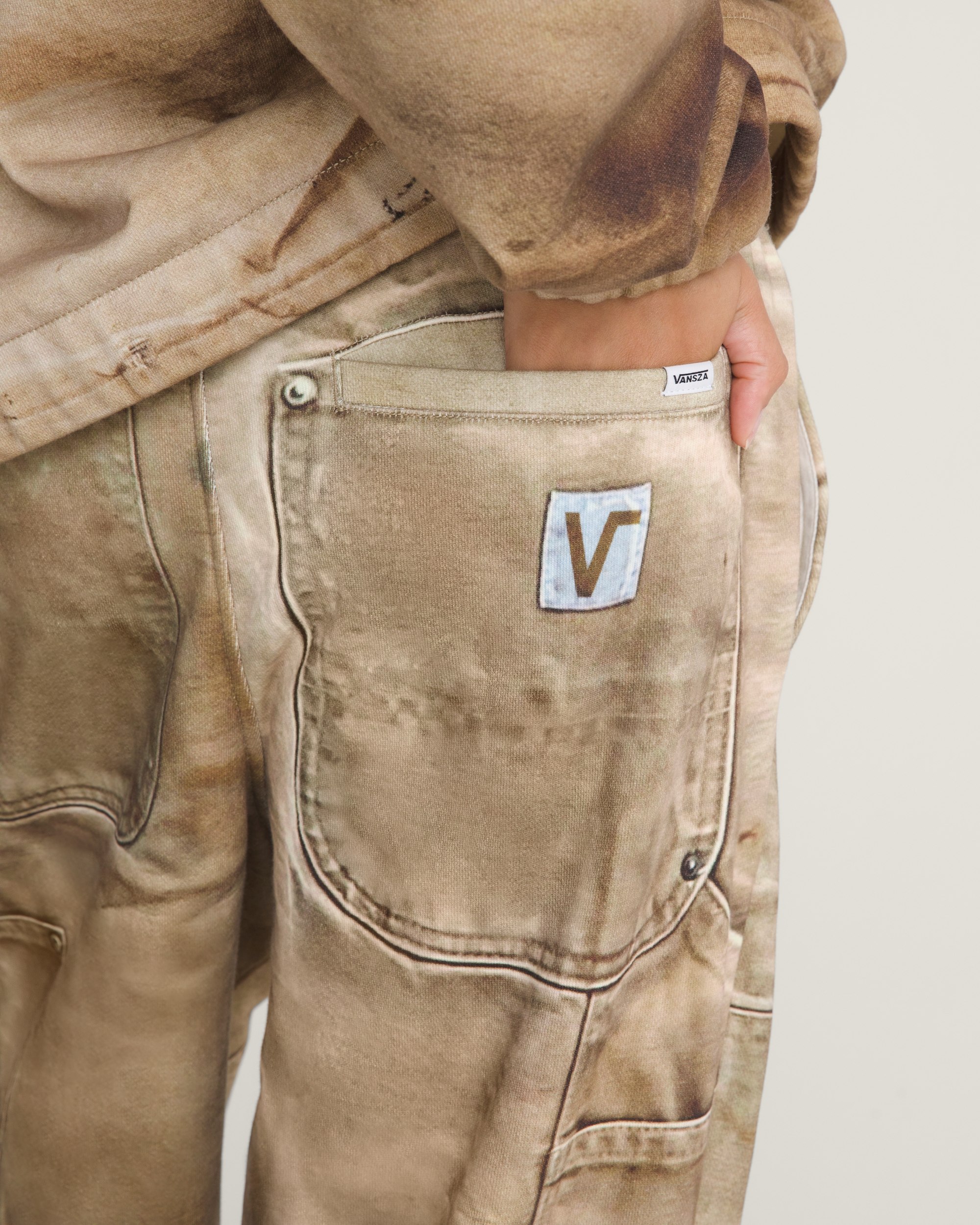 VANSZA Workwear Trompe Loeil Sweatpant VANS VANSZA Brown ALT8