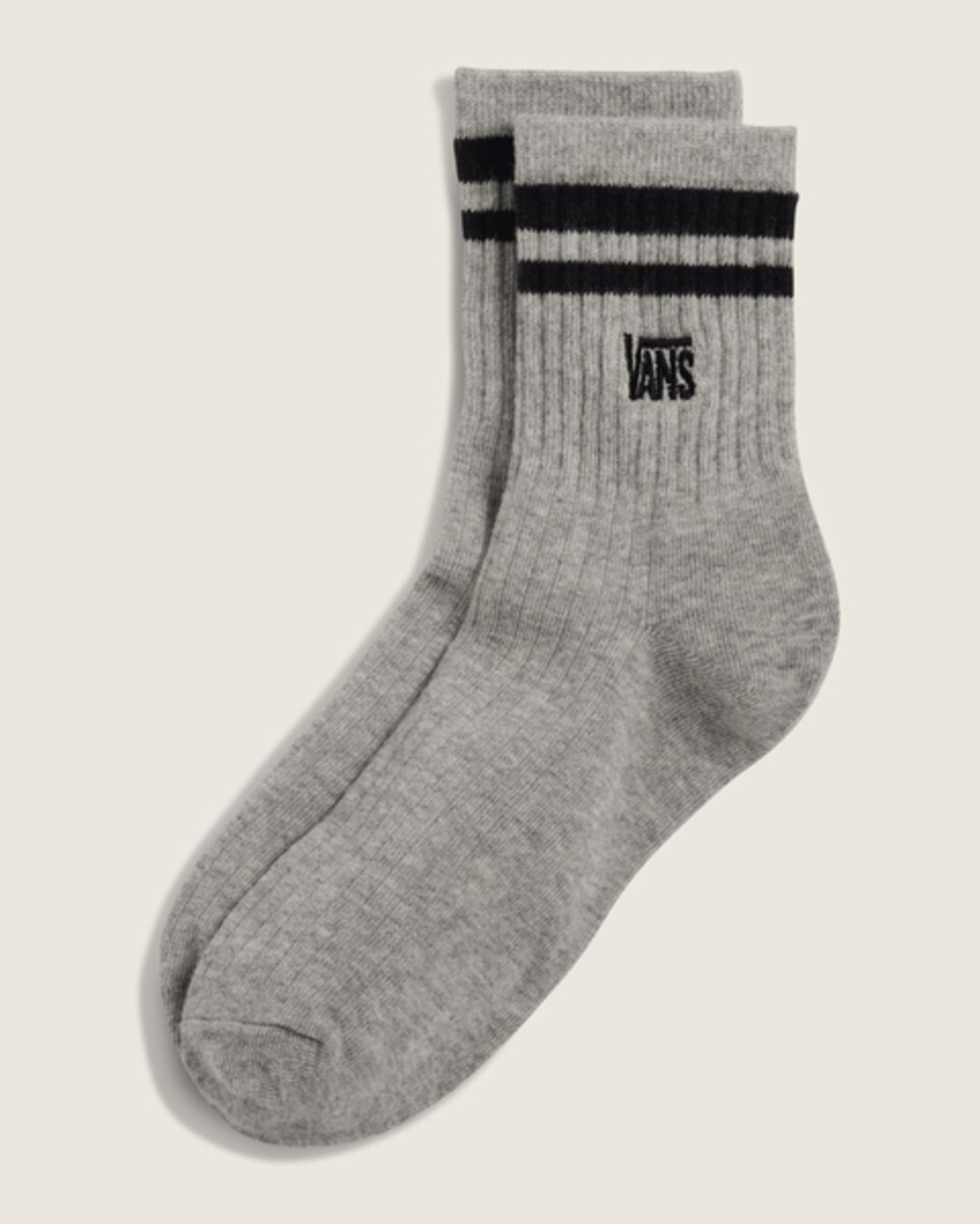 Stretch Logo Low Crew Socks VANS Heather Grey HERO
