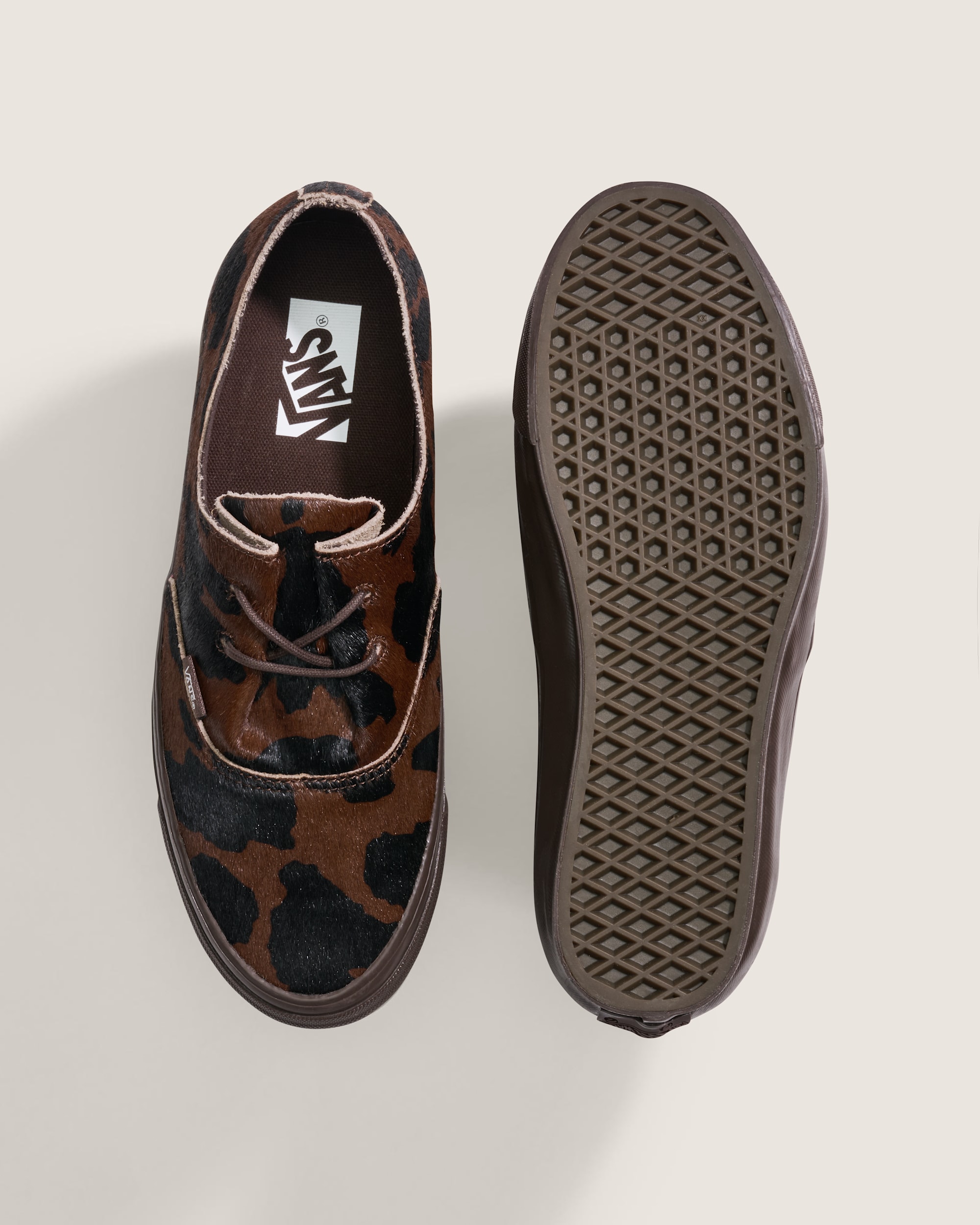 Premium Authentic Ease Shoe VANS Pony Hair Calf Brown ALT2