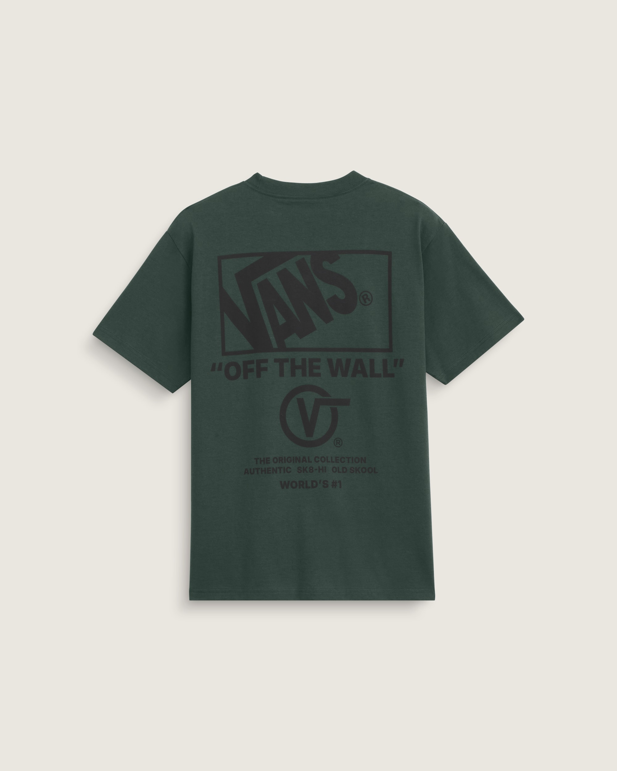 Stacked Hi Short Sleeve Tee VANS Oil Green HERO