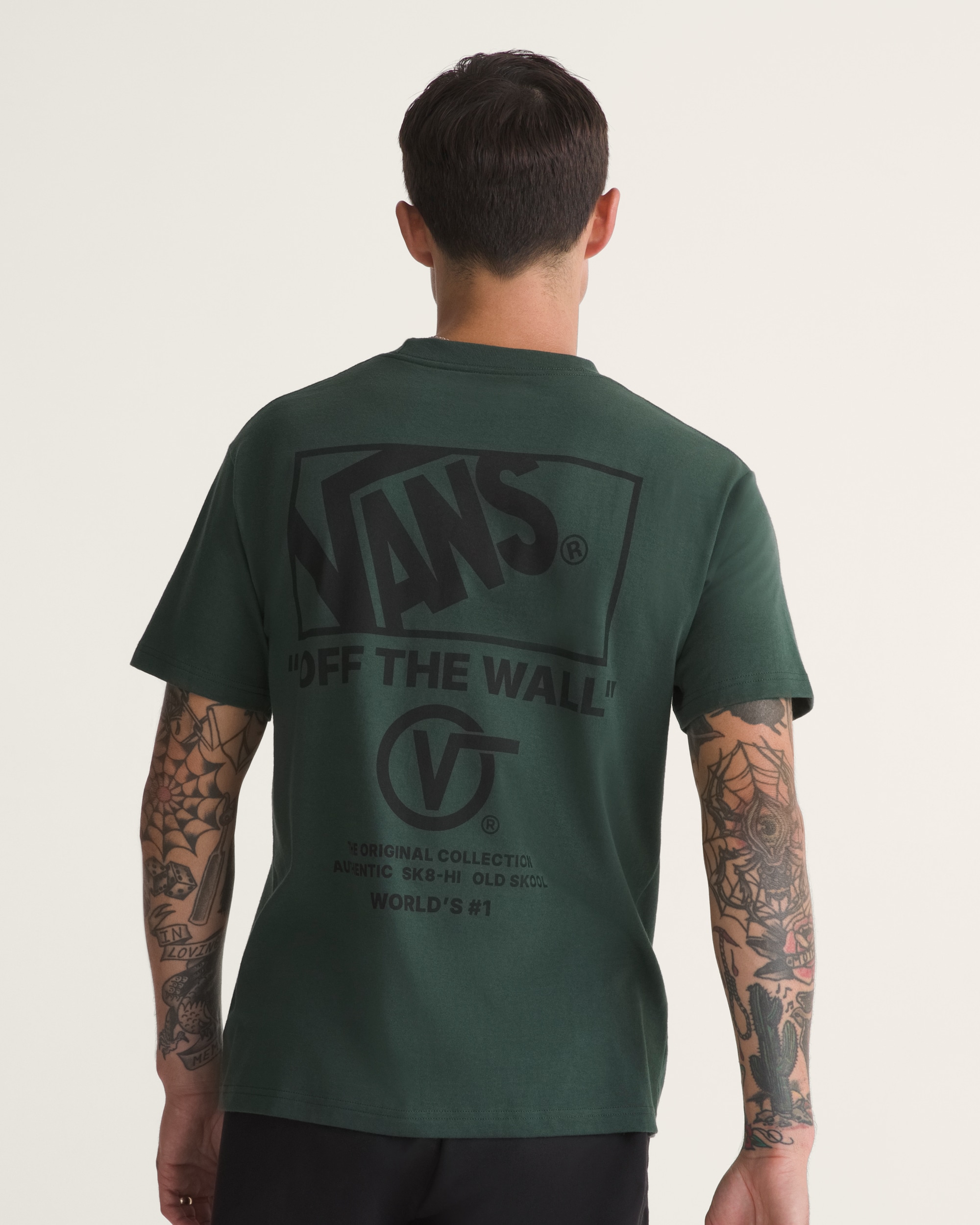 Stacked Hi Short Sleeve Tee VANS Oil Green ALT3