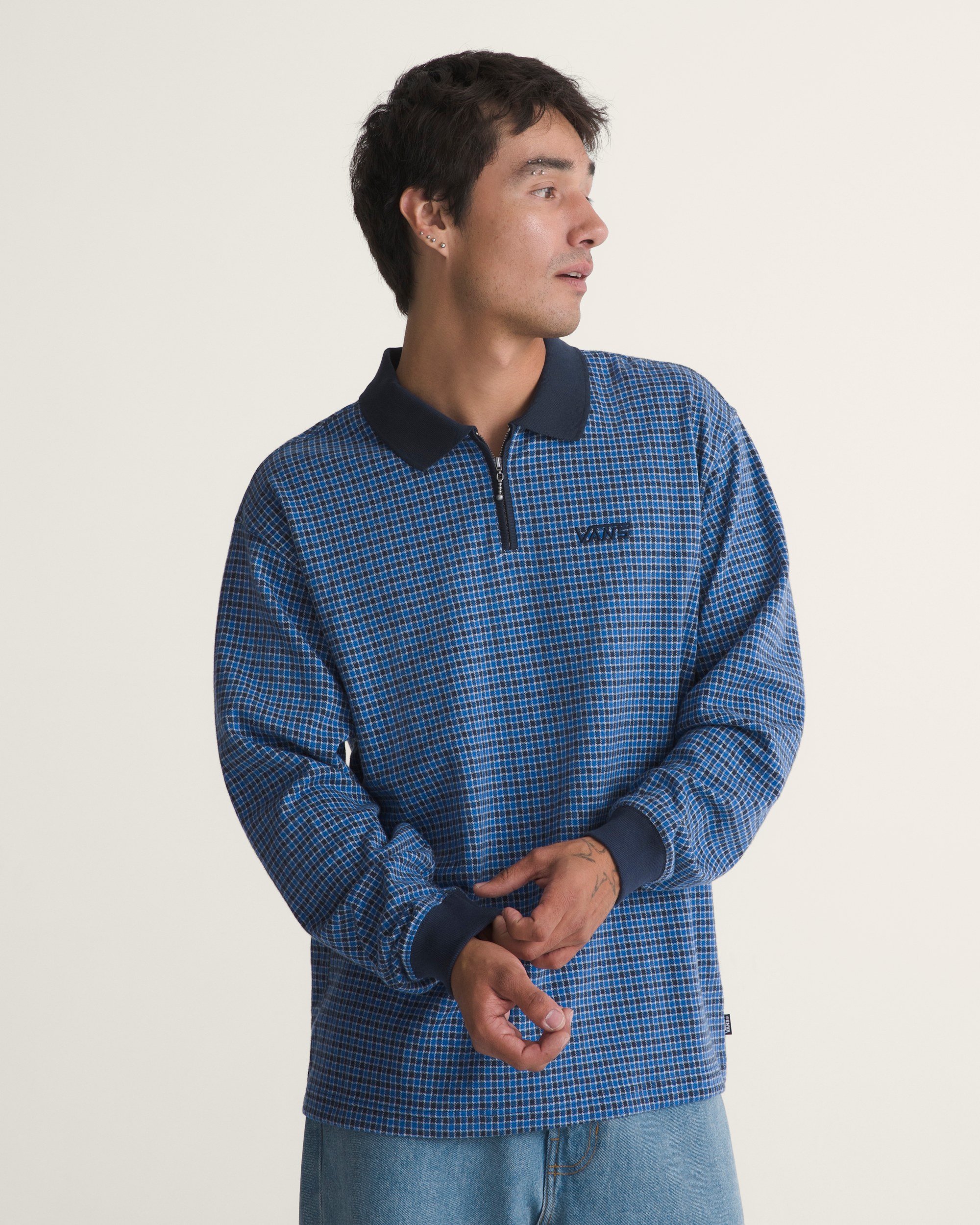 Javon Long Sleeve Knit VANS Parisian Night Blue ALT2