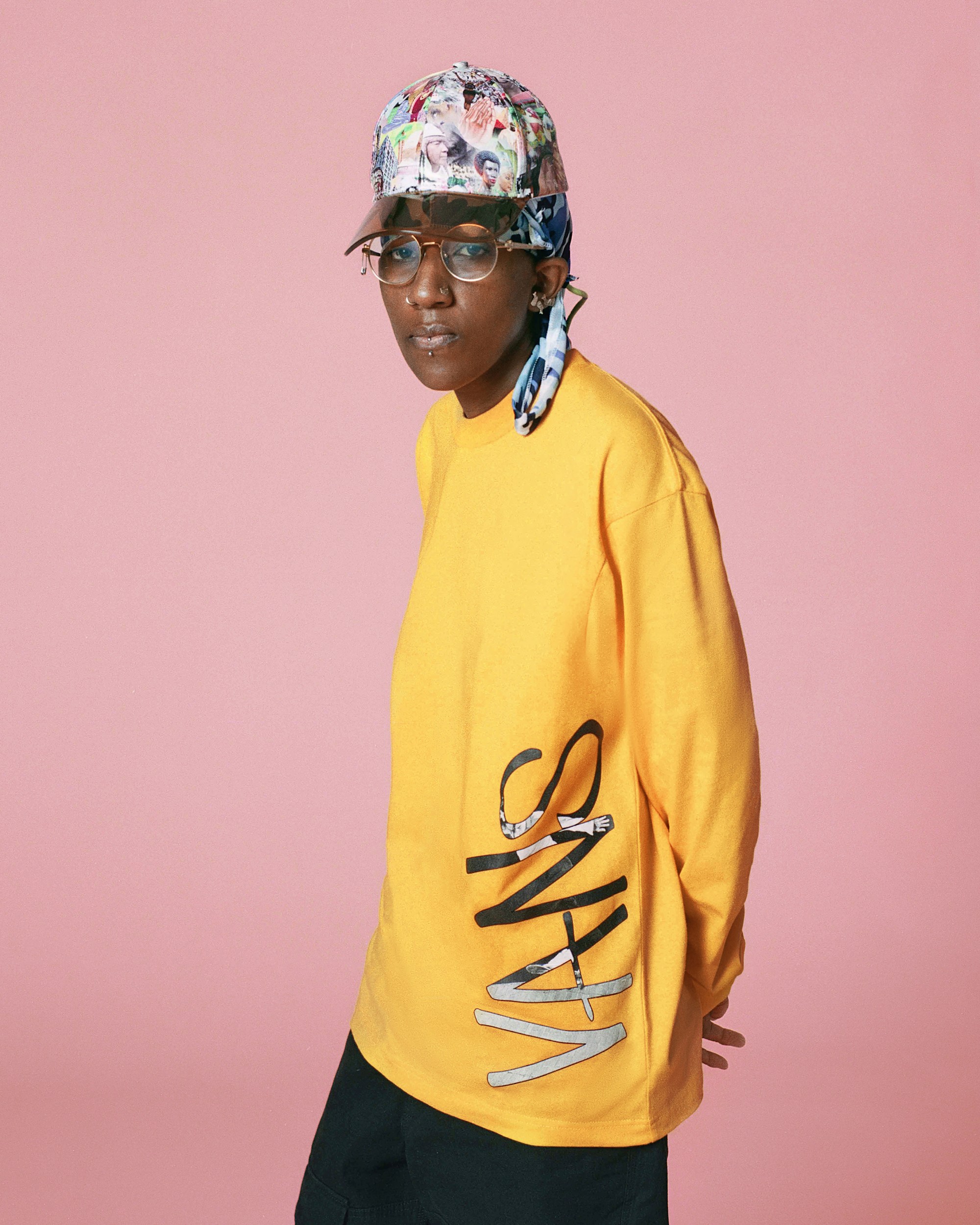 Vans X Atiba Long Sleeve TShirt VANS Atiba Sunny Yellow ALT7