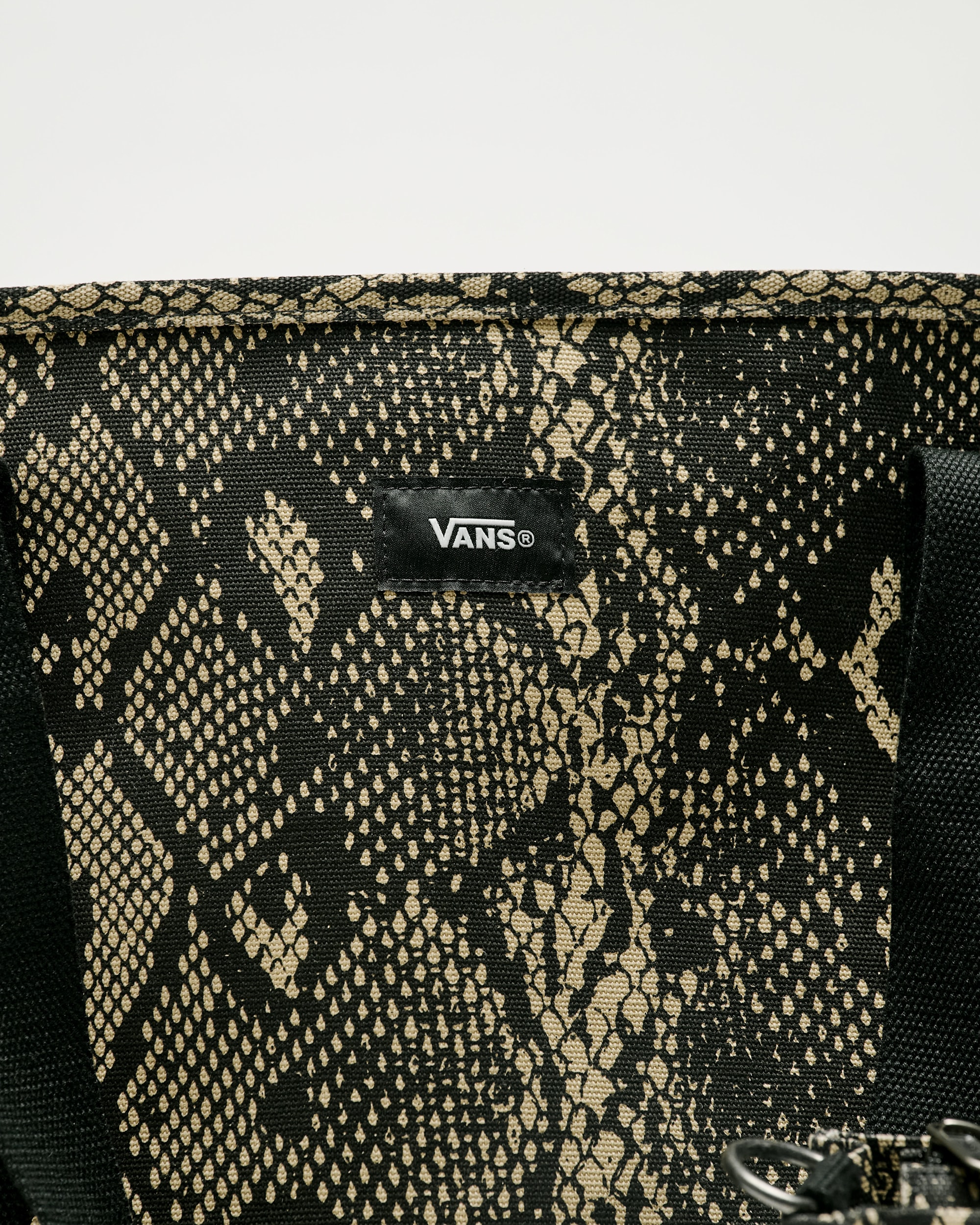 Pergs Tote Bag VANS Python Turtledove White ALT3