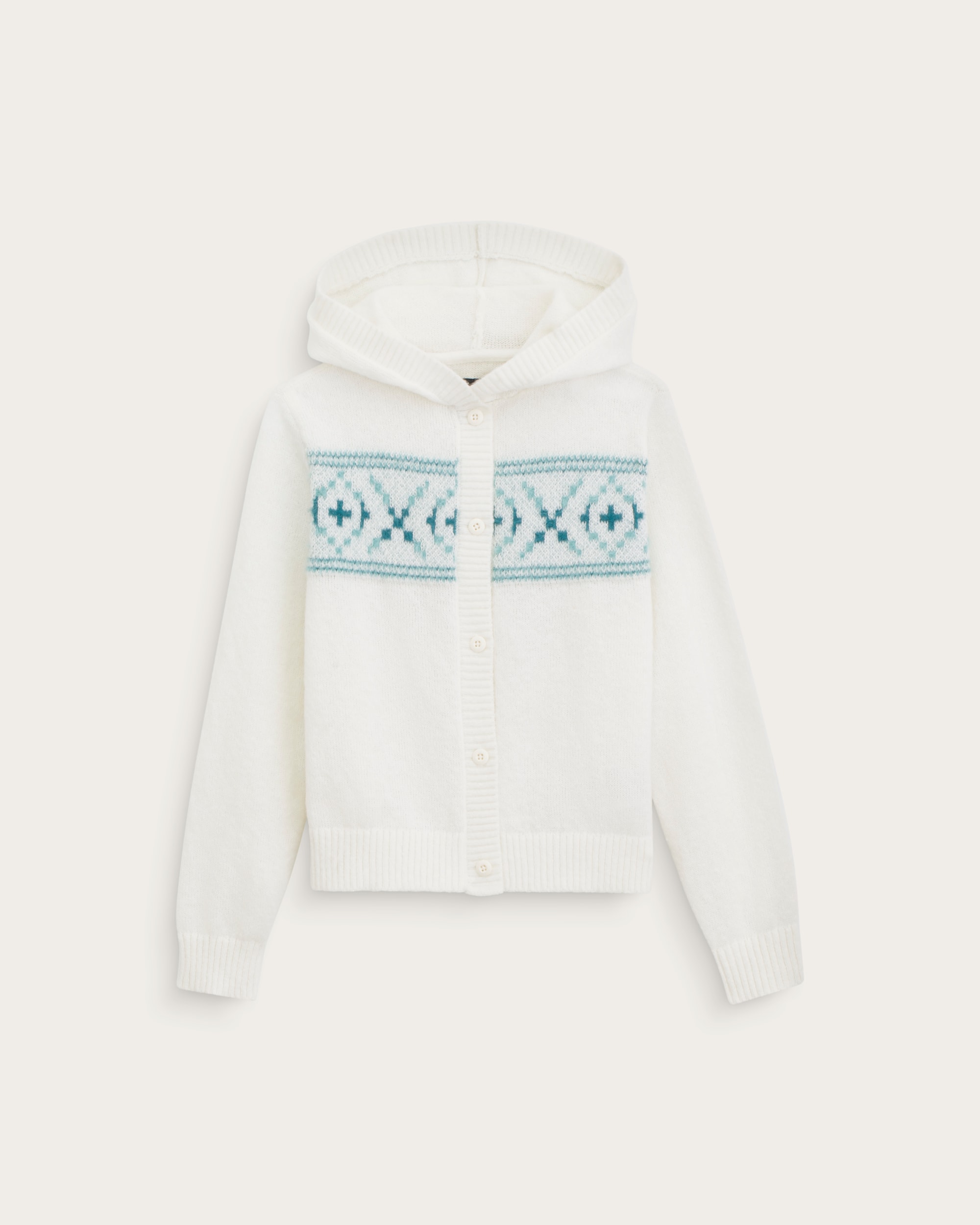 Kids Fiona Fair Aisle Sweater VANS Marshmallow White HERO