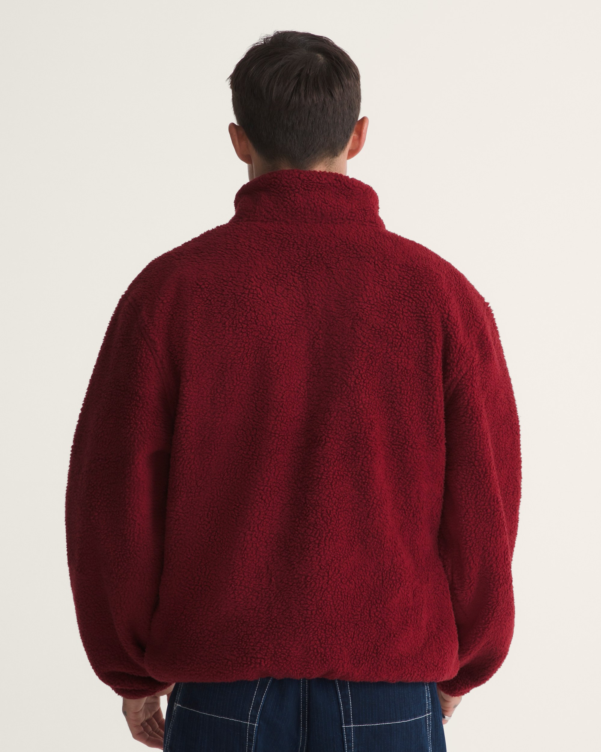 Shepard HalfZip Polar Fleece VANS Bordeaux Red ALT3