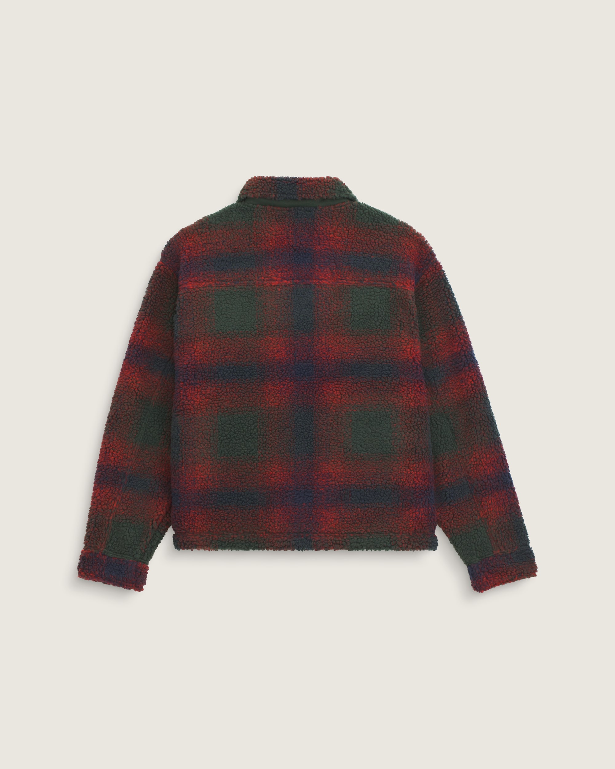 Yukon High Pile Jacquard Jacket VANS Oil Green ALT1