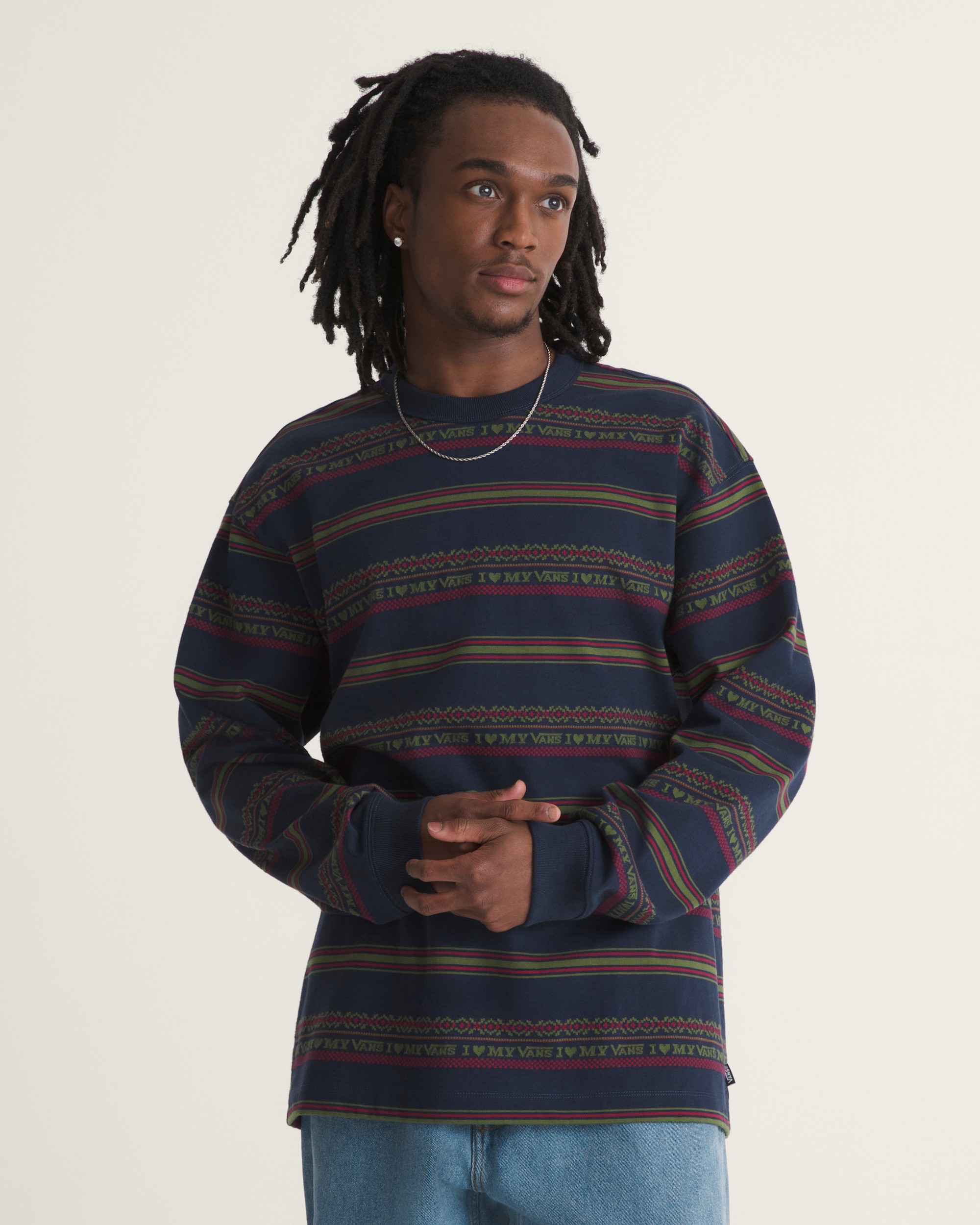 Mesa Long Sleeve Knit VANS Parisian Night Blue ALT2