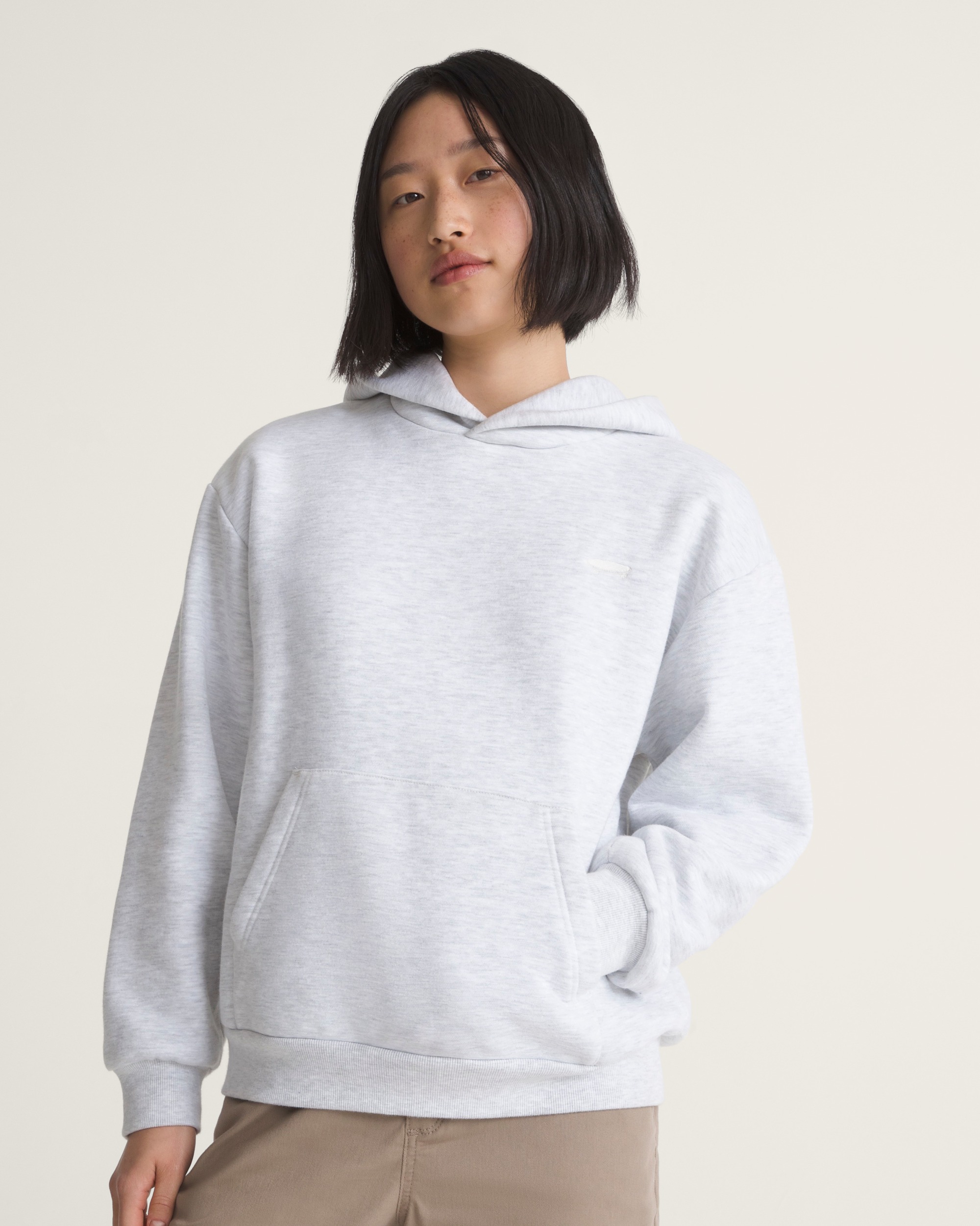Salton Pullover Hoodie VANS White Heather ALT2