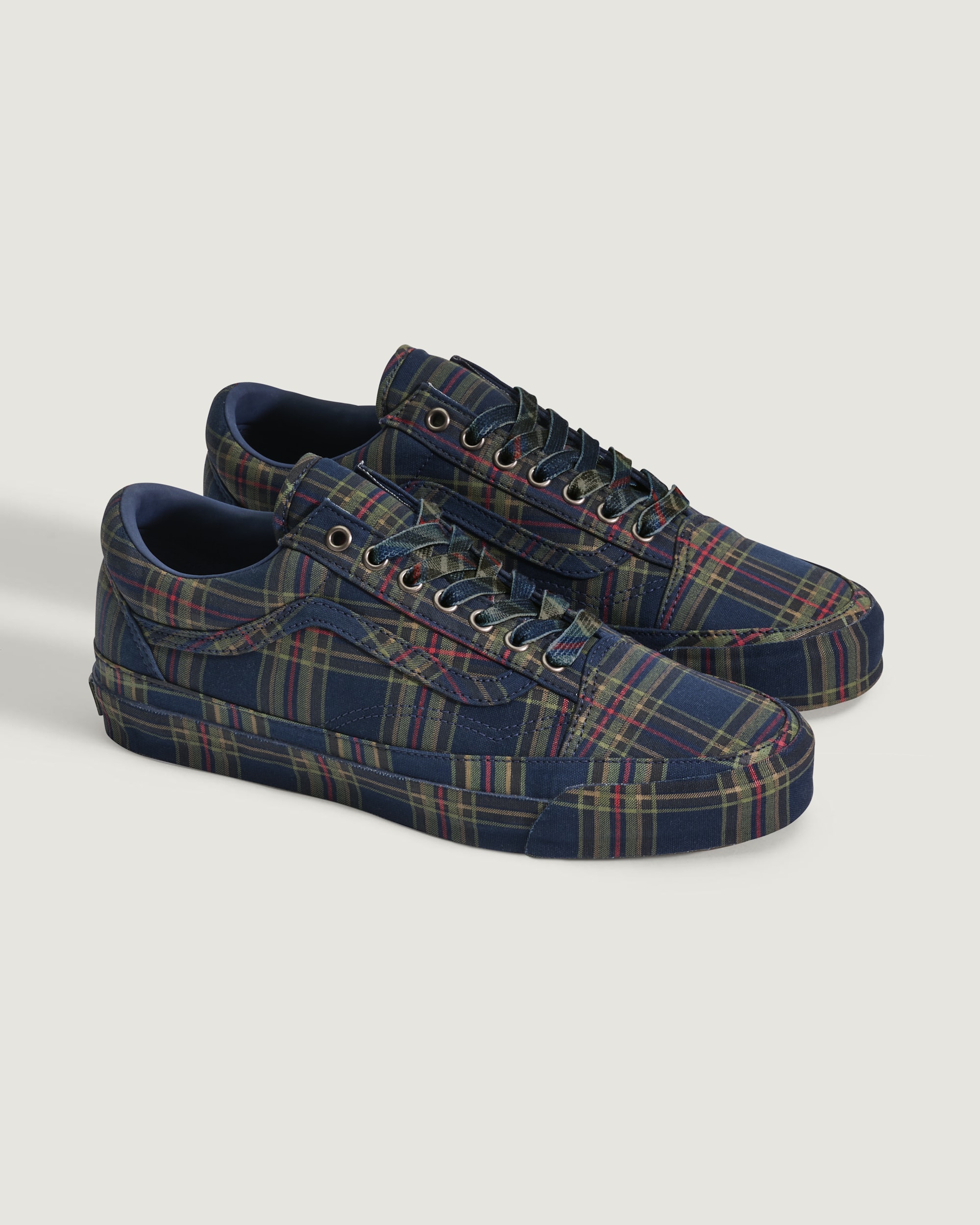 Premium Old Skool Shoe VANS Plaid Navy  Multi ALT1