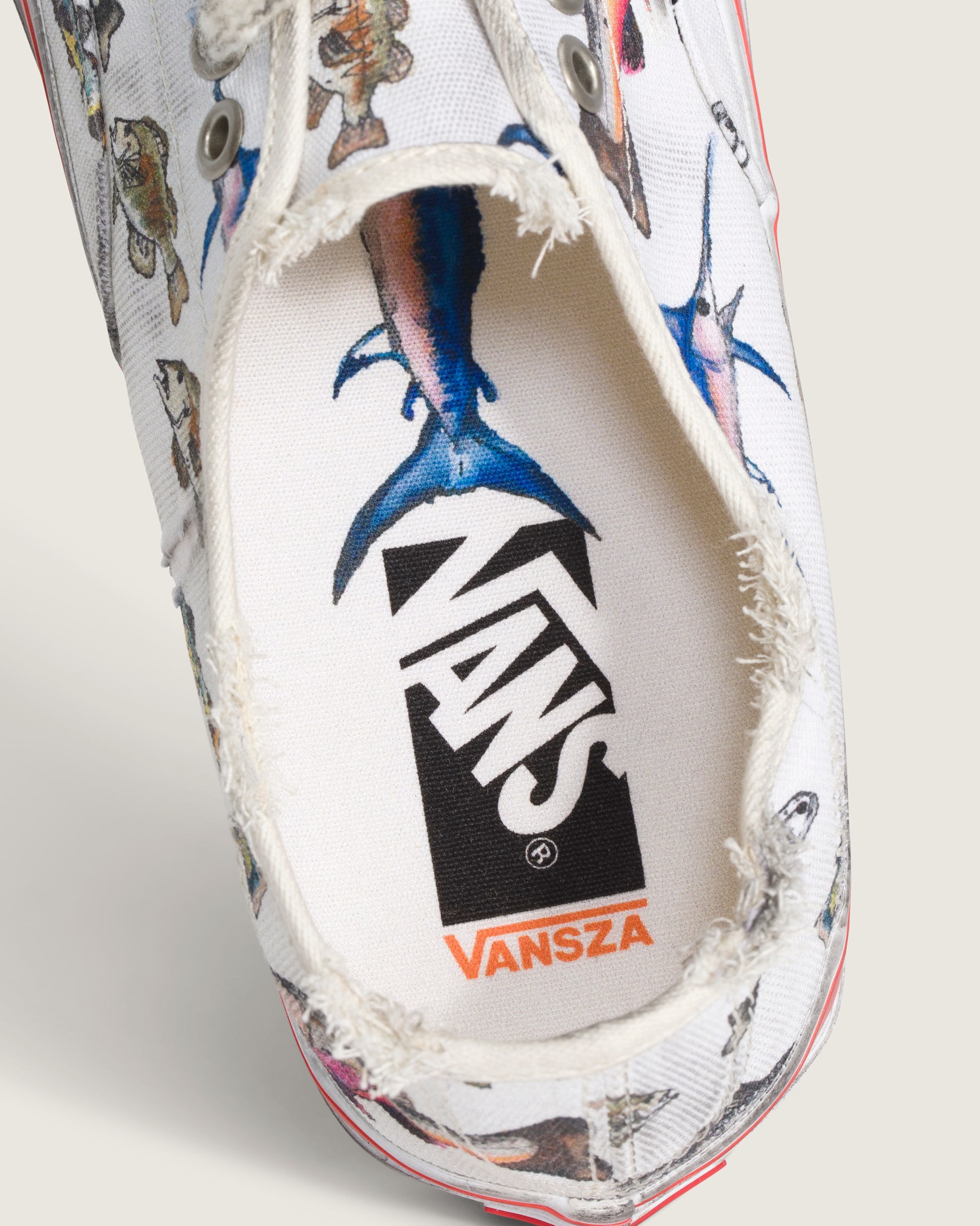 VANSZA Authentic Kickdown Shoe VANS SZA Fish Print ALT5