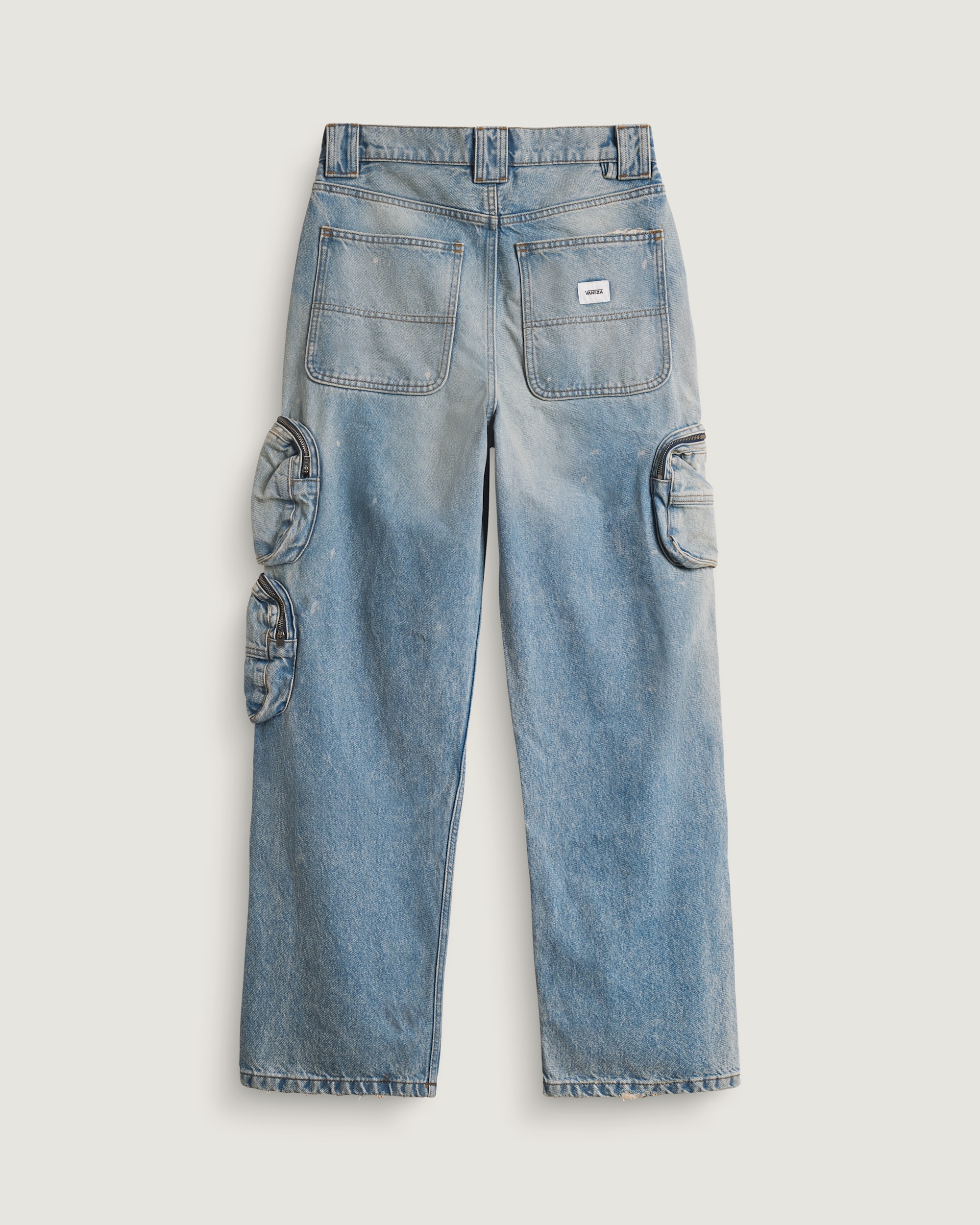 VANSZA MultiPocket Denim Pant VANS VANSZA Light Stonewash Blue ALT2