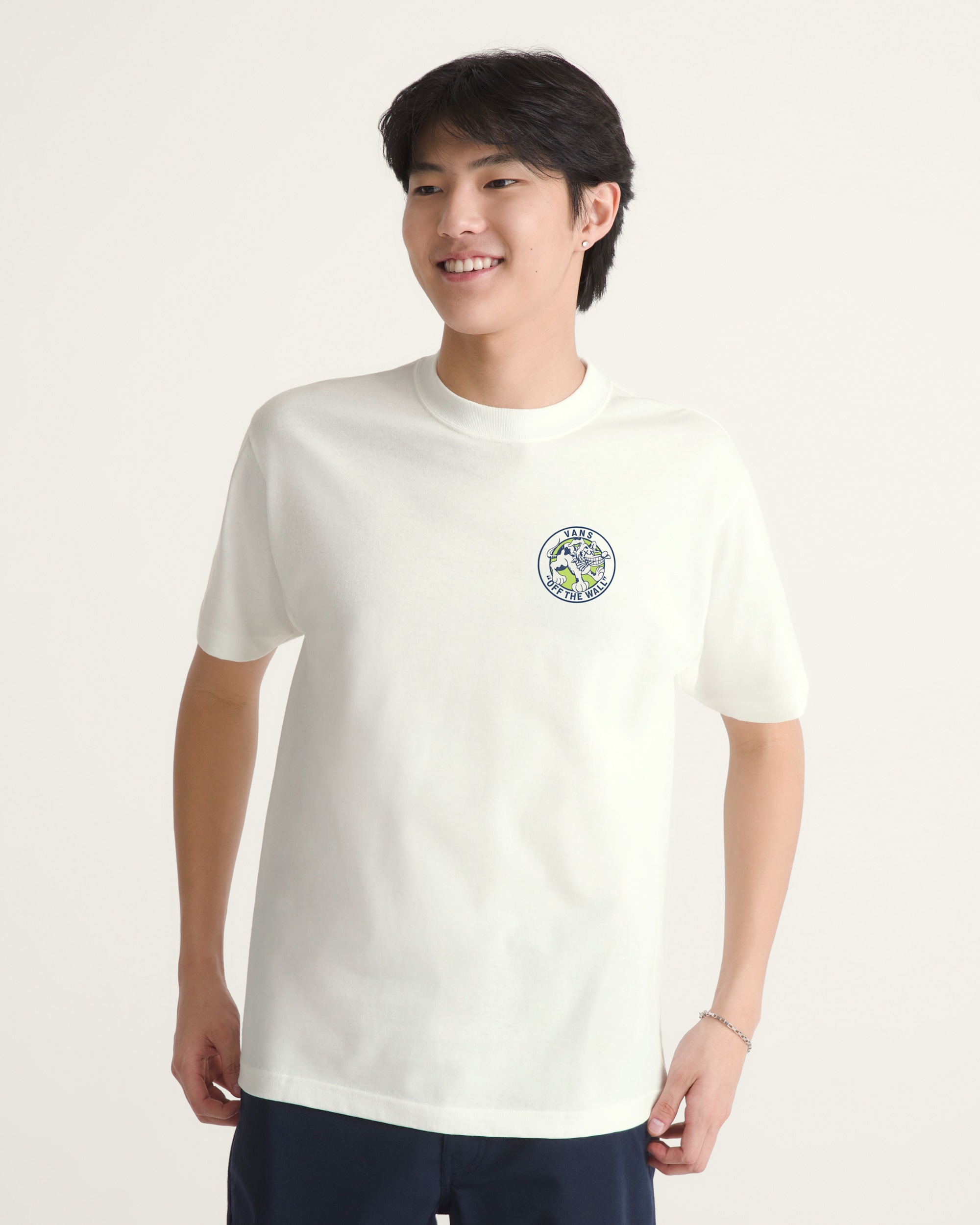 Good Fido Short Sleeve Tee VANS Marshmallow White ALT1