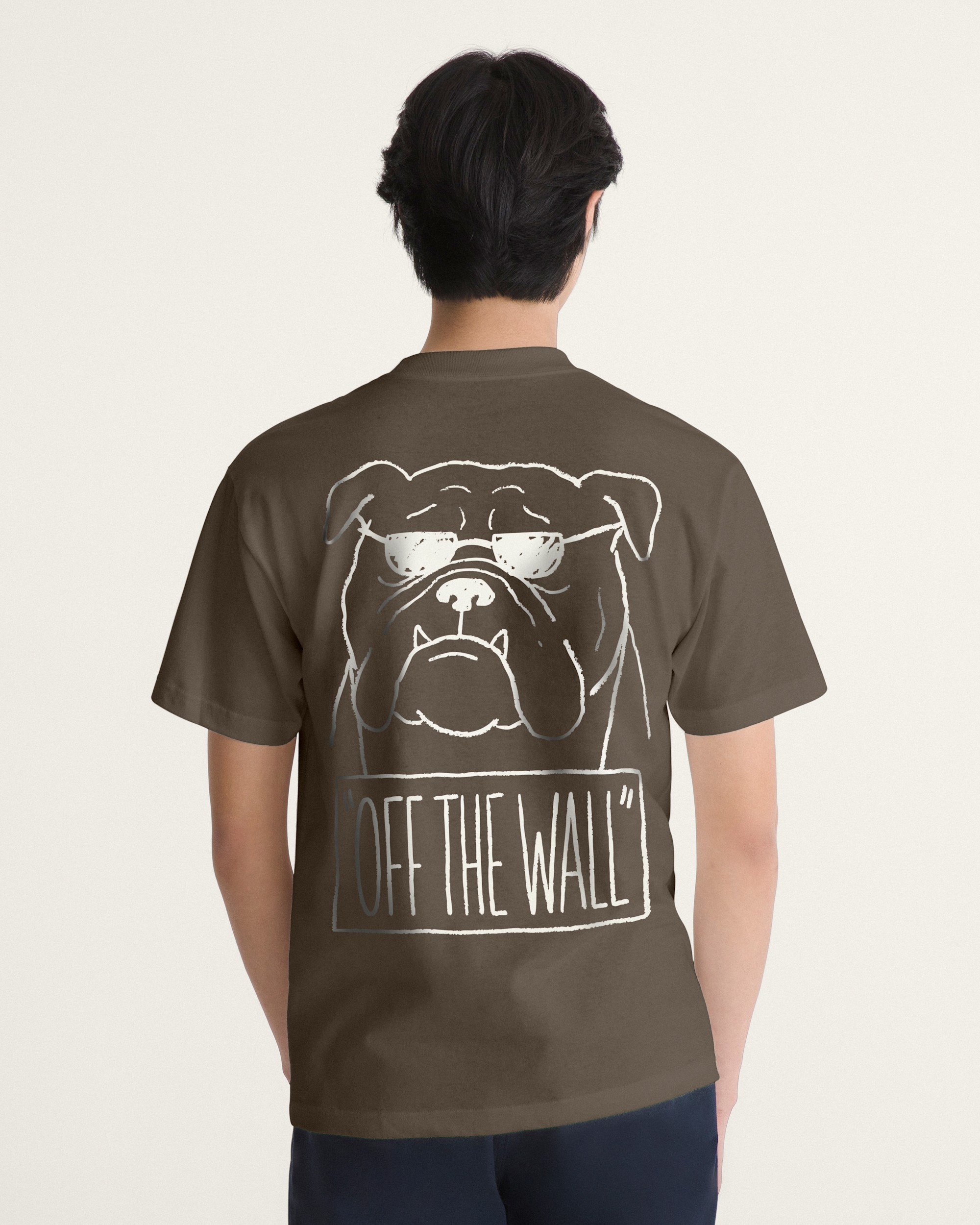 Bone To Be Wild Short Sleeve Tee VANS Vintage Cocoa Brown HERO