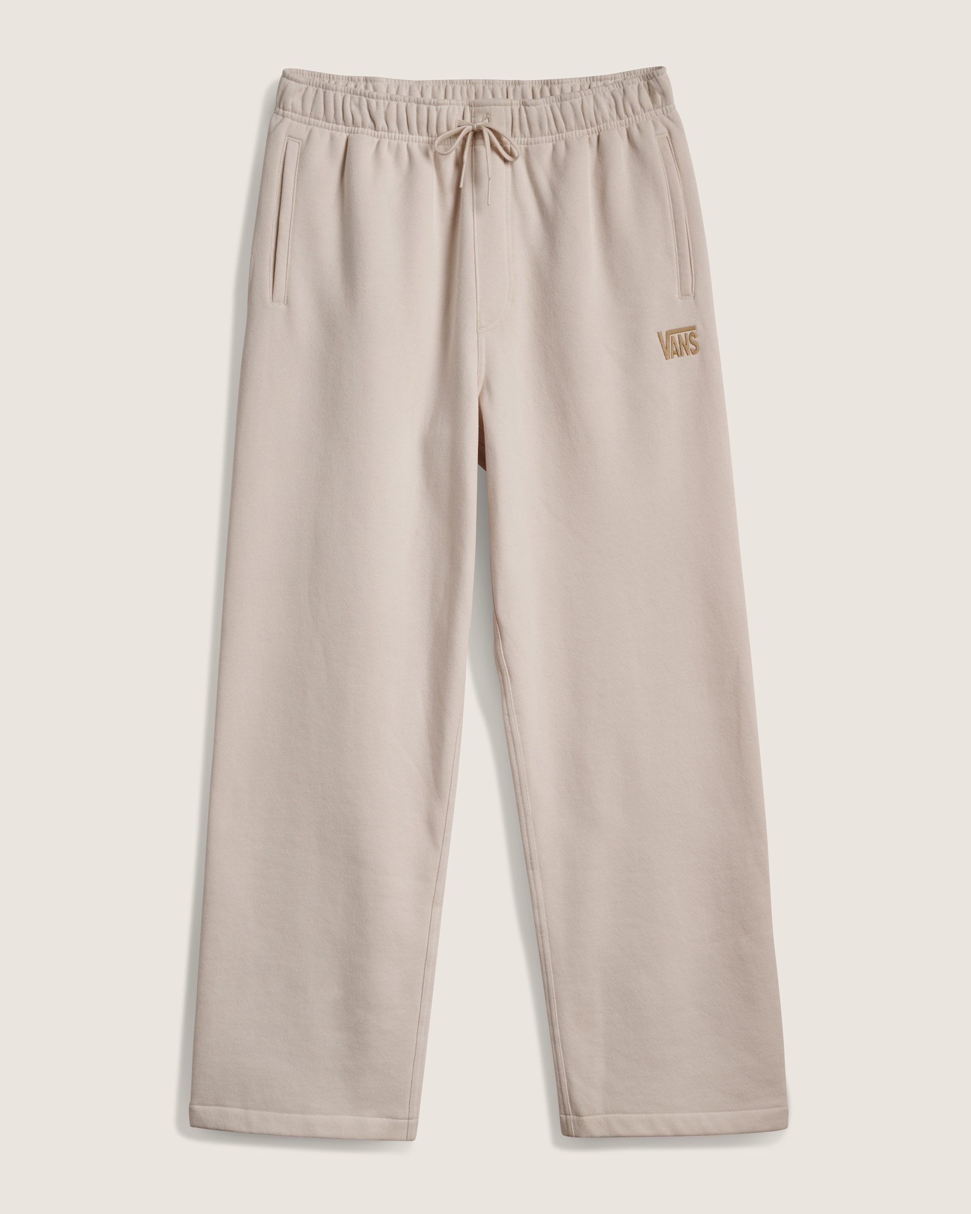 Stretch Logo Straight Leg Pant VANS Turtledove White HERO