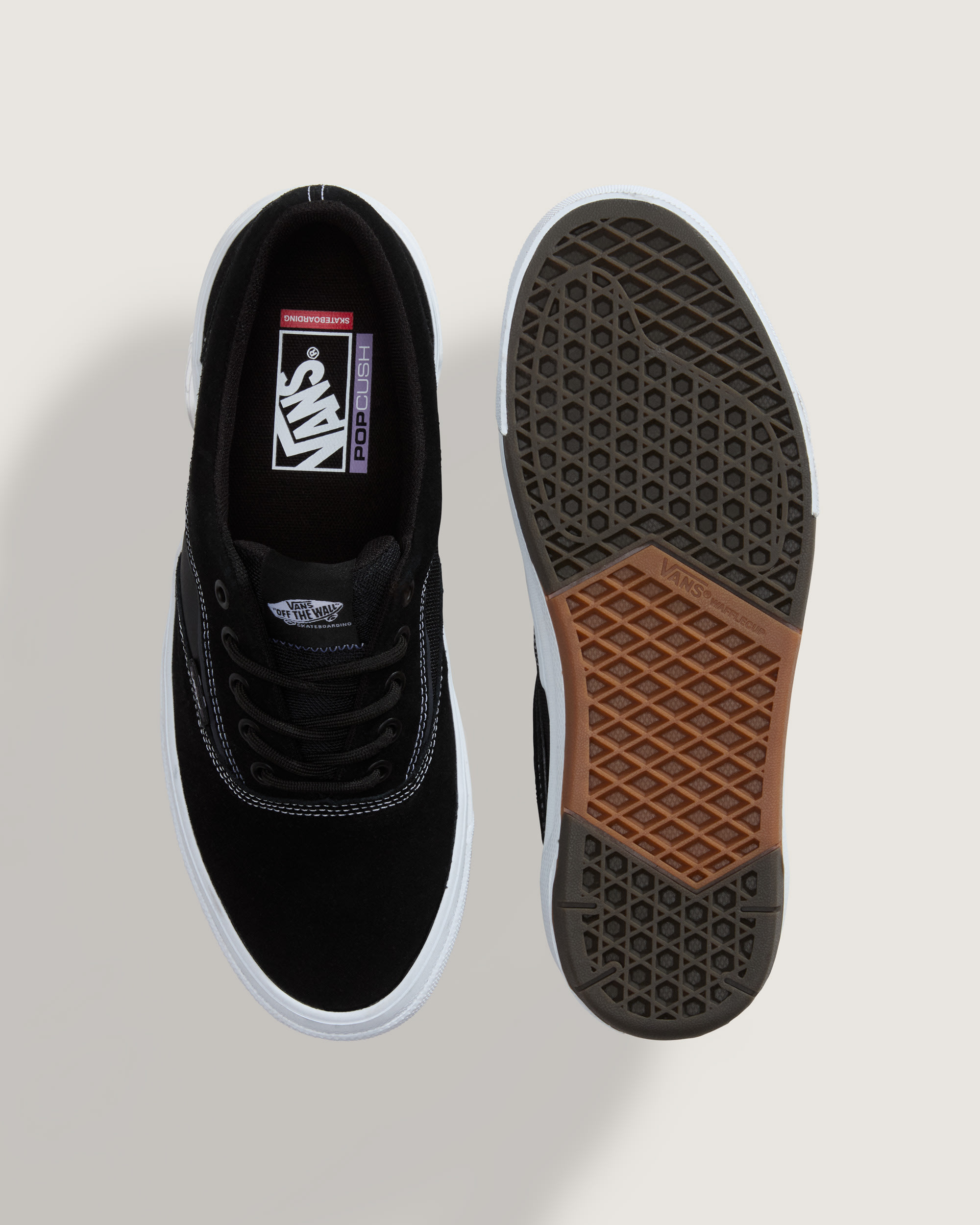 Skate Era Wafflecup Shoe VANS Black  White ALT2