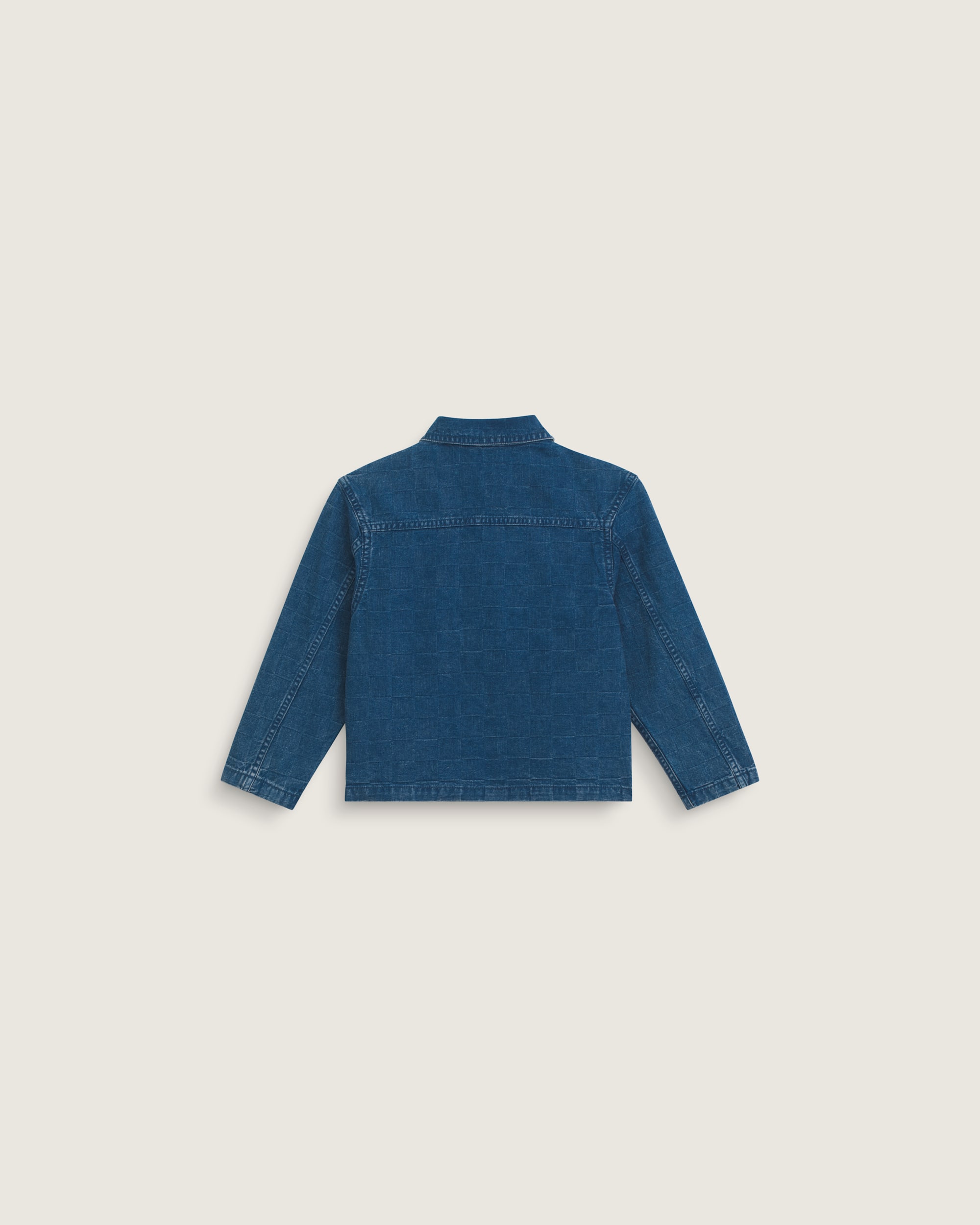 Little Kids Fullerton Denim Shacket VANS Indigo Blue ALT1