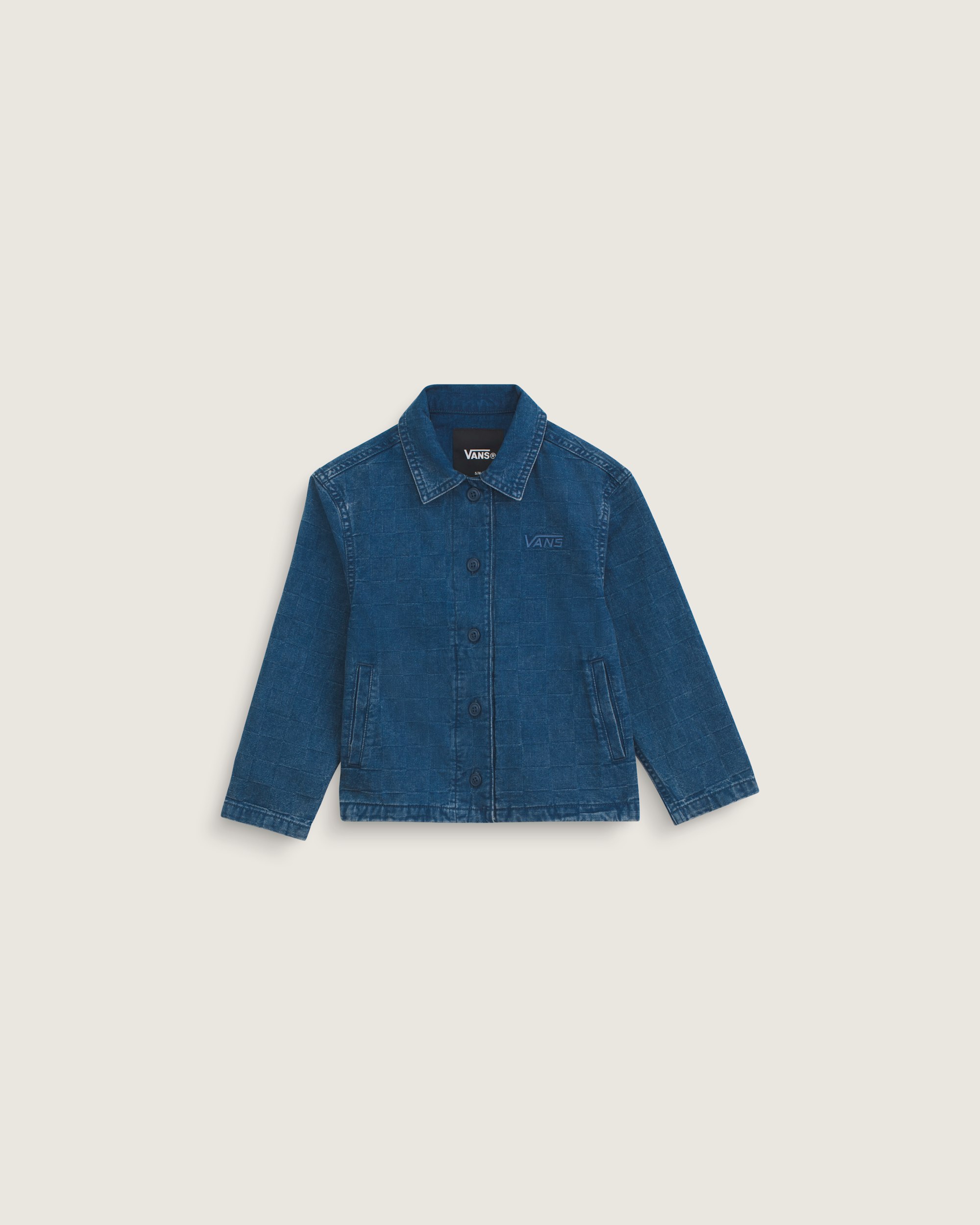 Little Kids Fullerton Denim Shacket VANS Indigo Blue HERO