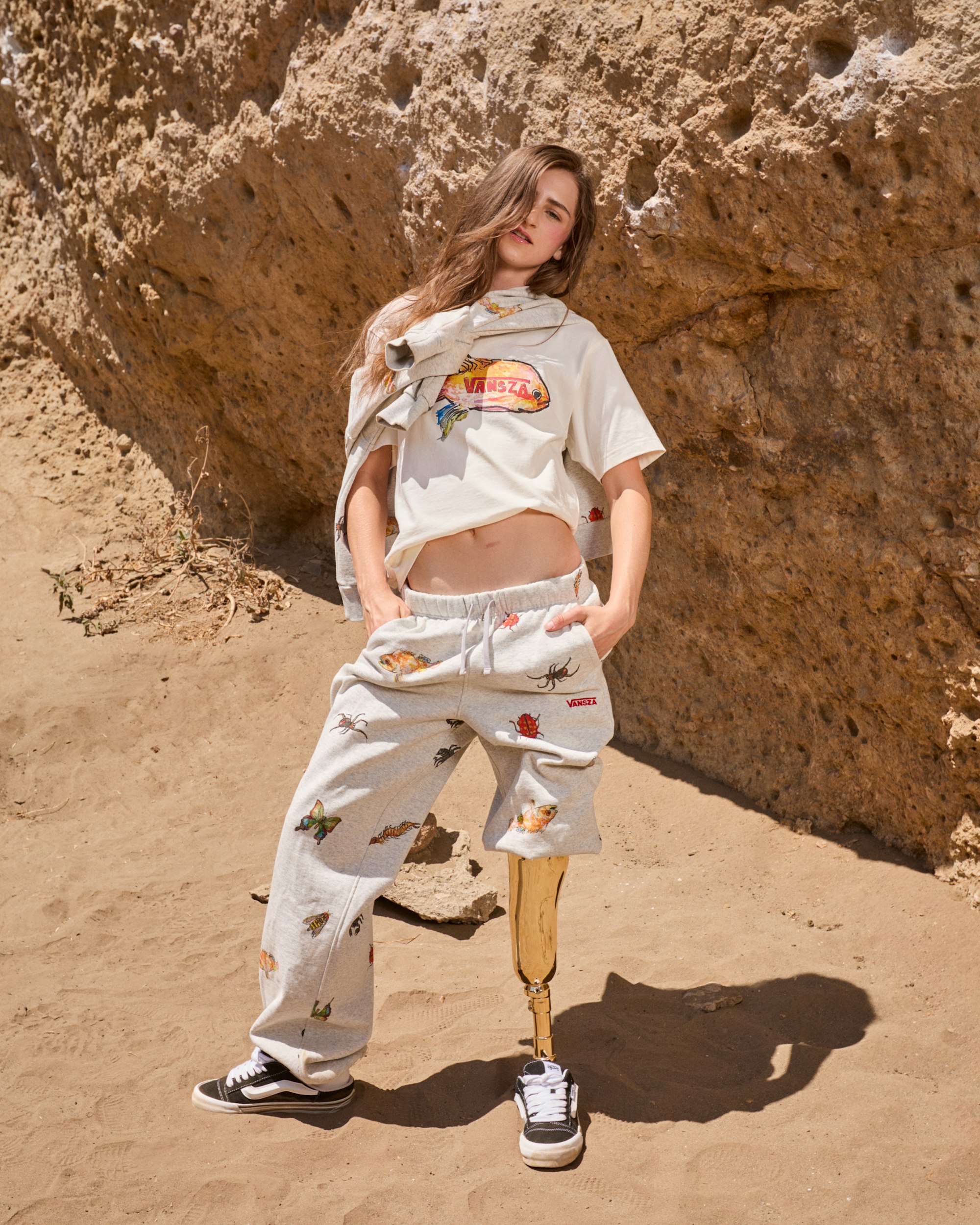 VANSZA Bug Out Sweatpants VANS VANSZA Heather Grey ALT20