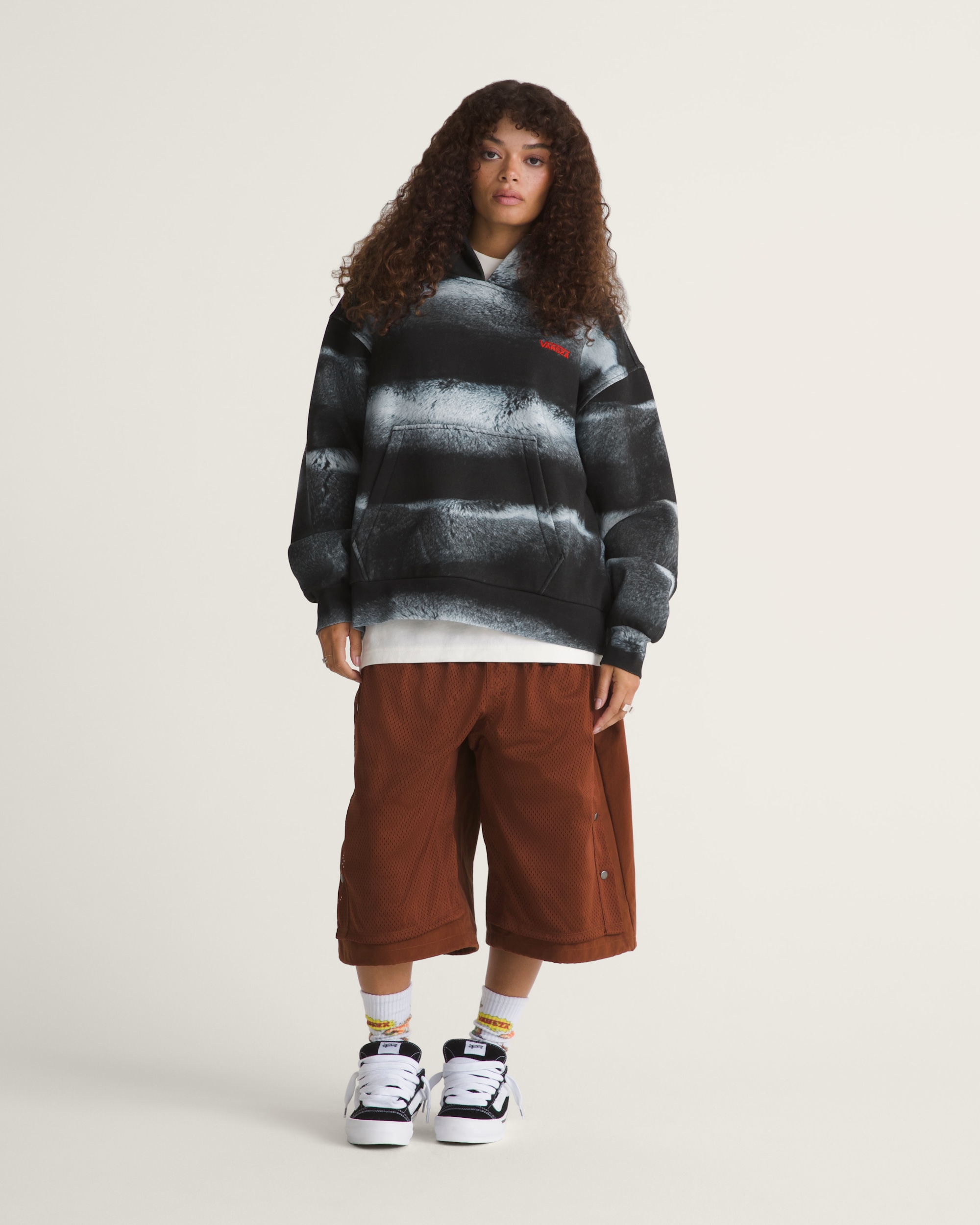 VANSZA AO Fur Hoodie VANS VANSZA Black ALT6