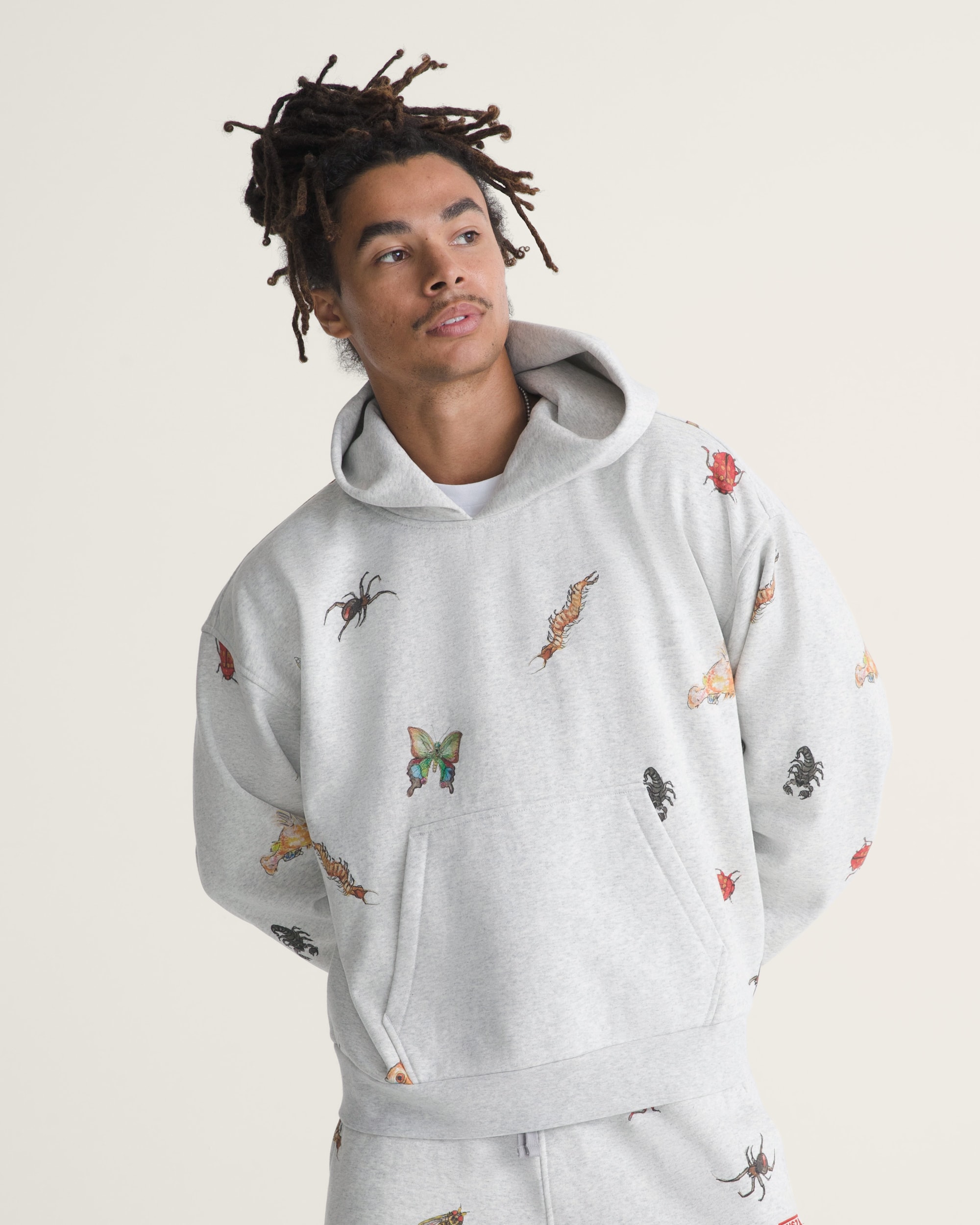 VANSZA Bug Out Hoodie VANS VANSZA Heather Grey ALT4