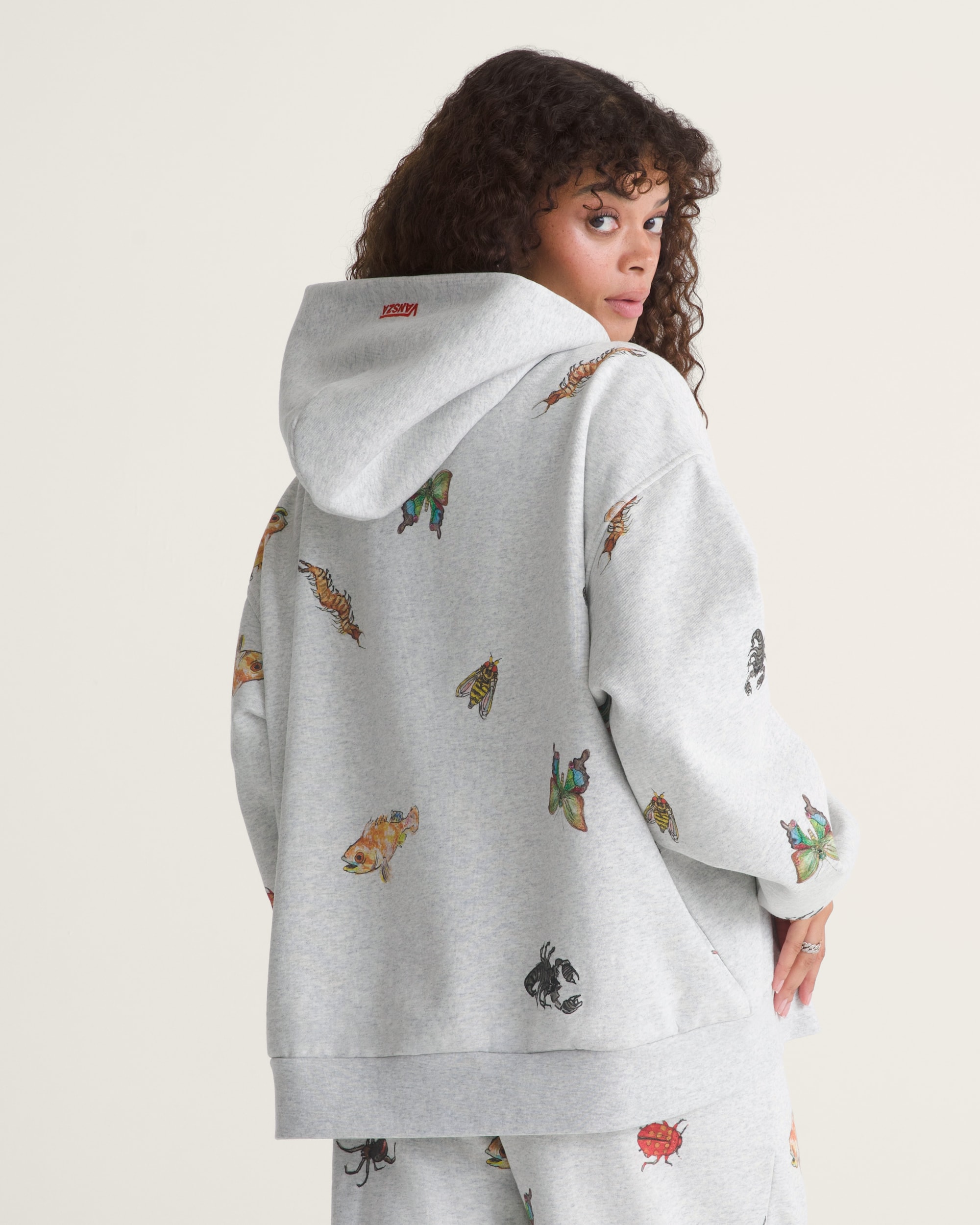 VANSZA Bug Out Hoodie VANS VANSZA Heather Grey ALT5