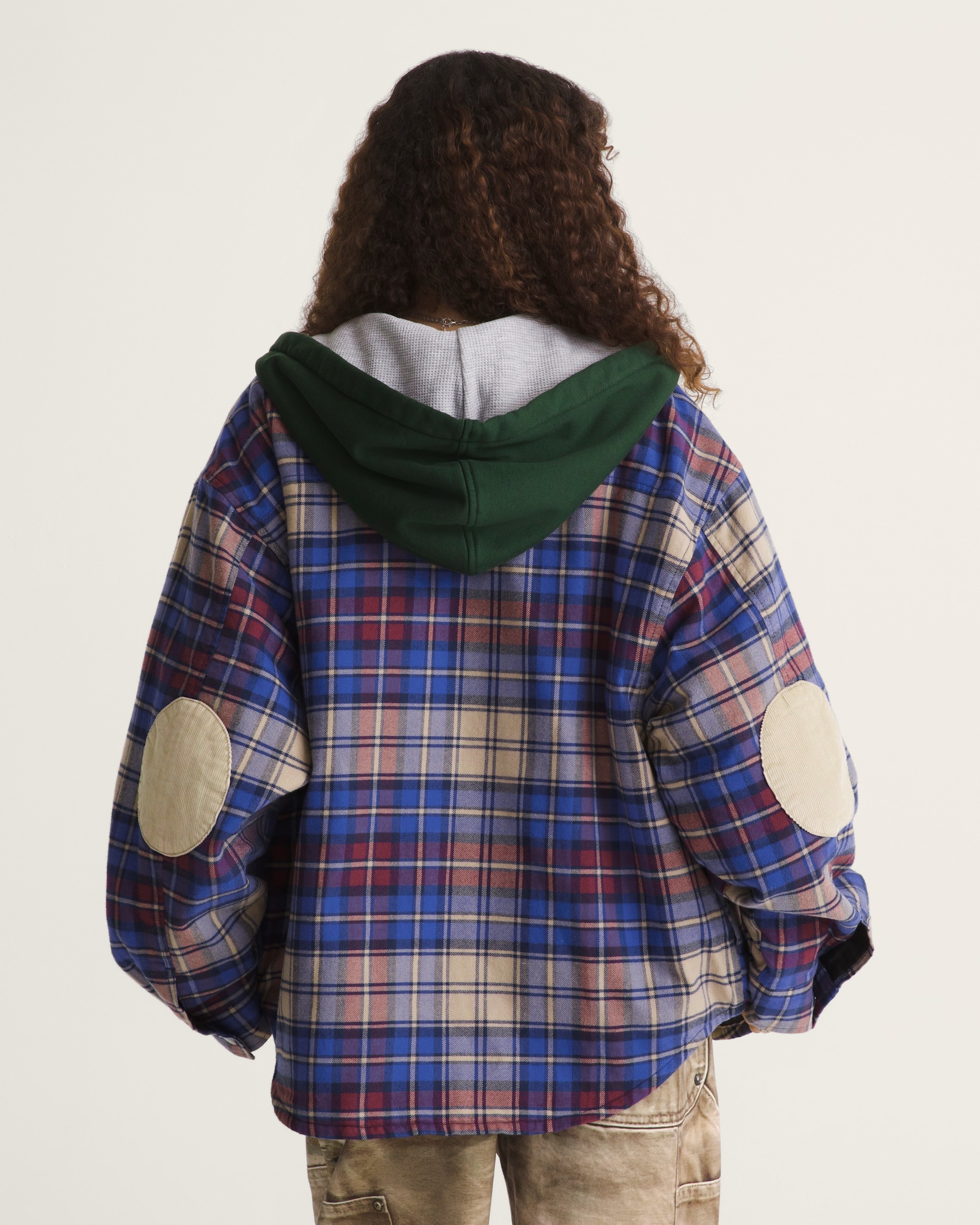 VANSZA Flannel Hoodie VANS VANSZA Deep Indigo Blue ALT5
