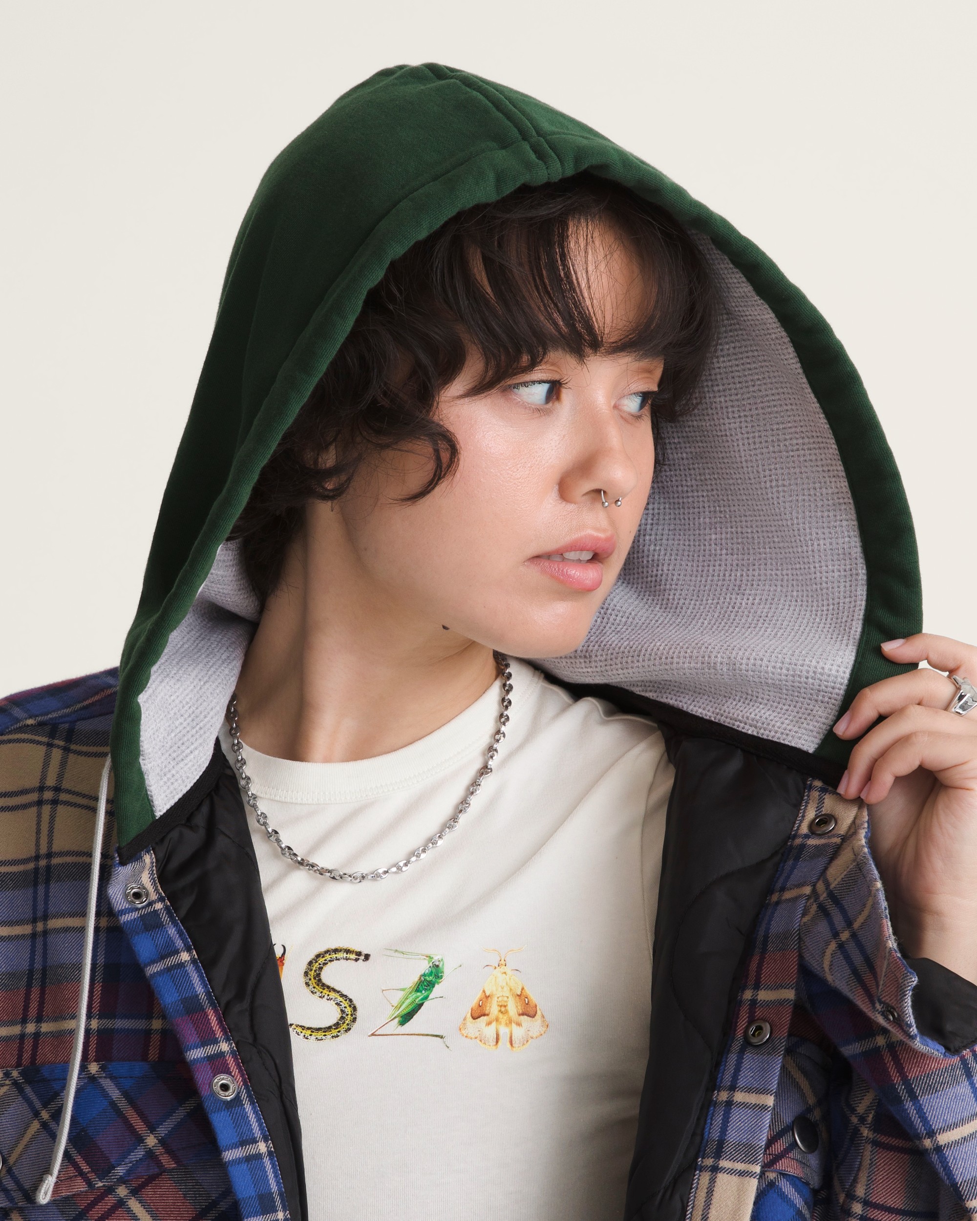 VANSZA Flannel Hoodie VANS VANSZA Deep Indigo Blue ALT9