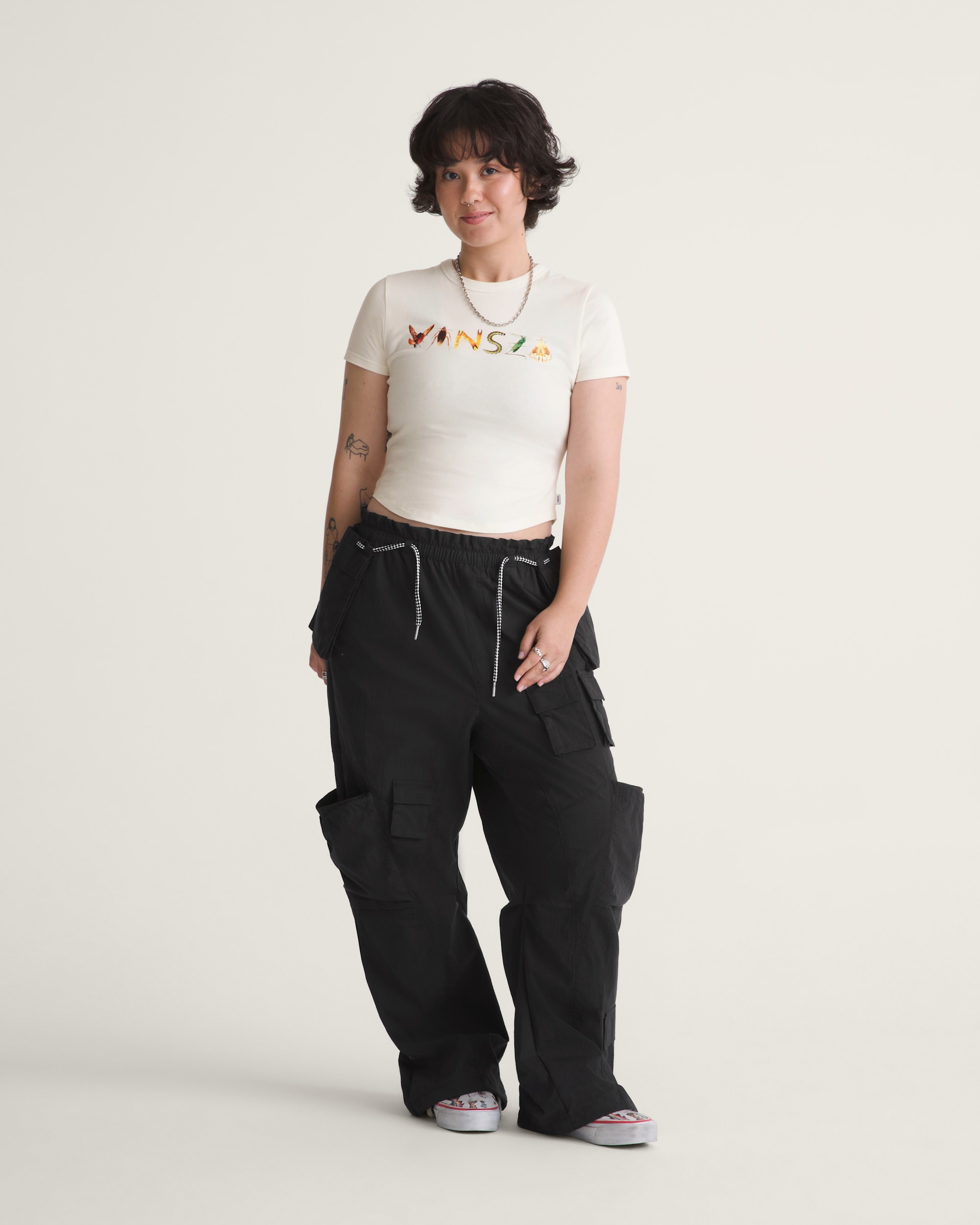 VANSZA Parachute Pant VANS VANSZA Black ALT4
