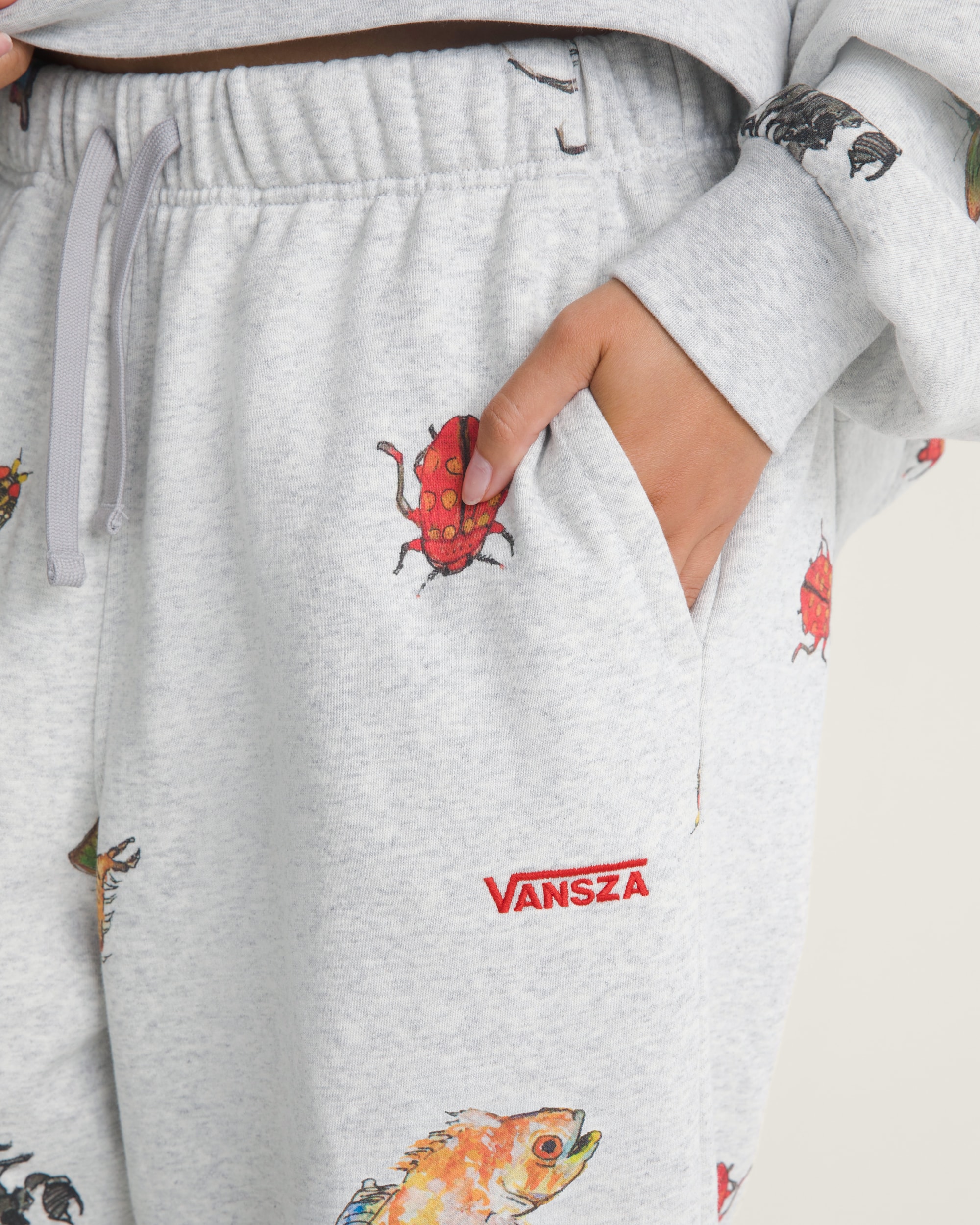 VANSZA Bug Out Sweatpants VANS VANSZA Heather Grey ALT8