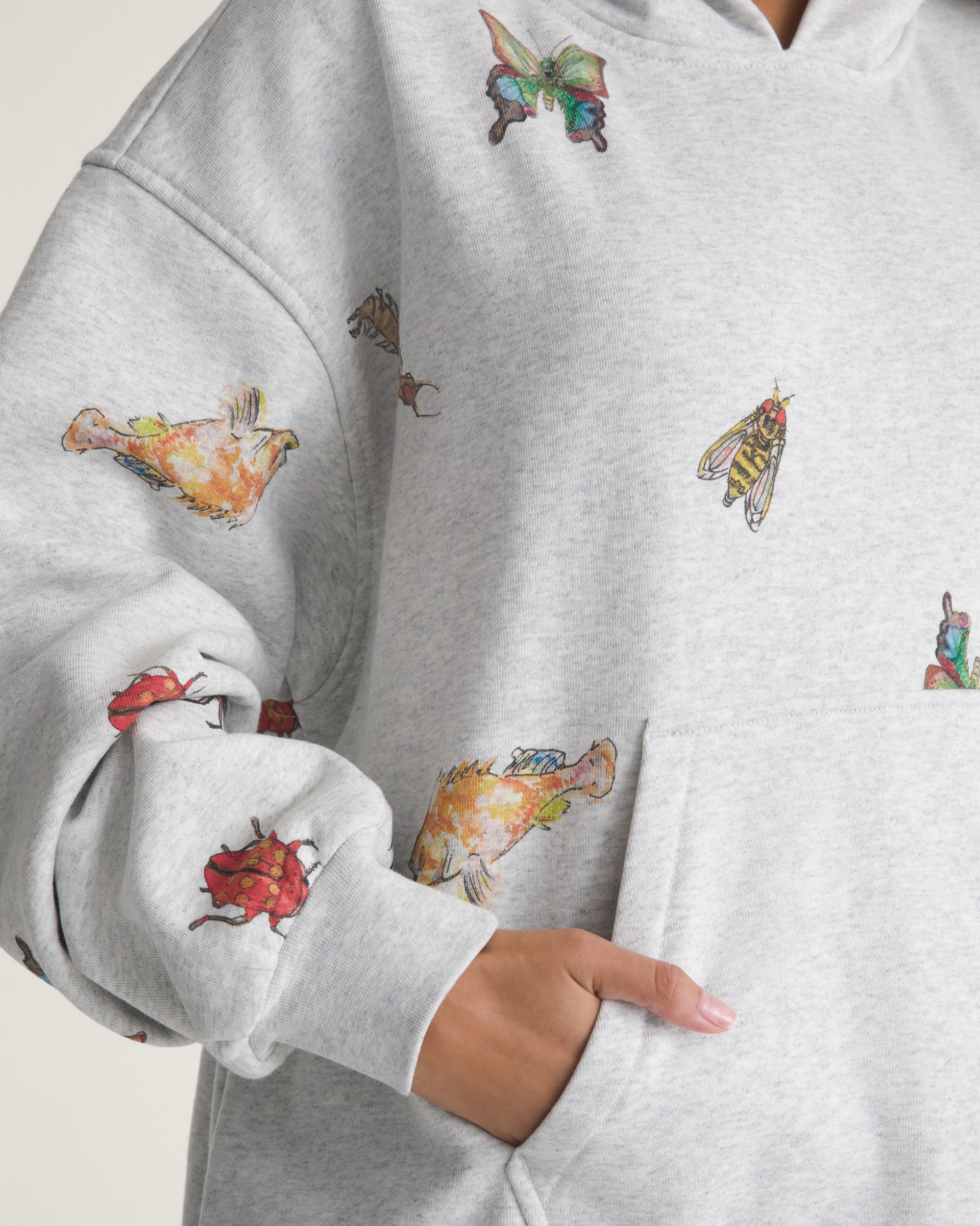 VANSZA Bug Out Hoodie VANS VANSZA Heather Grey ALT7