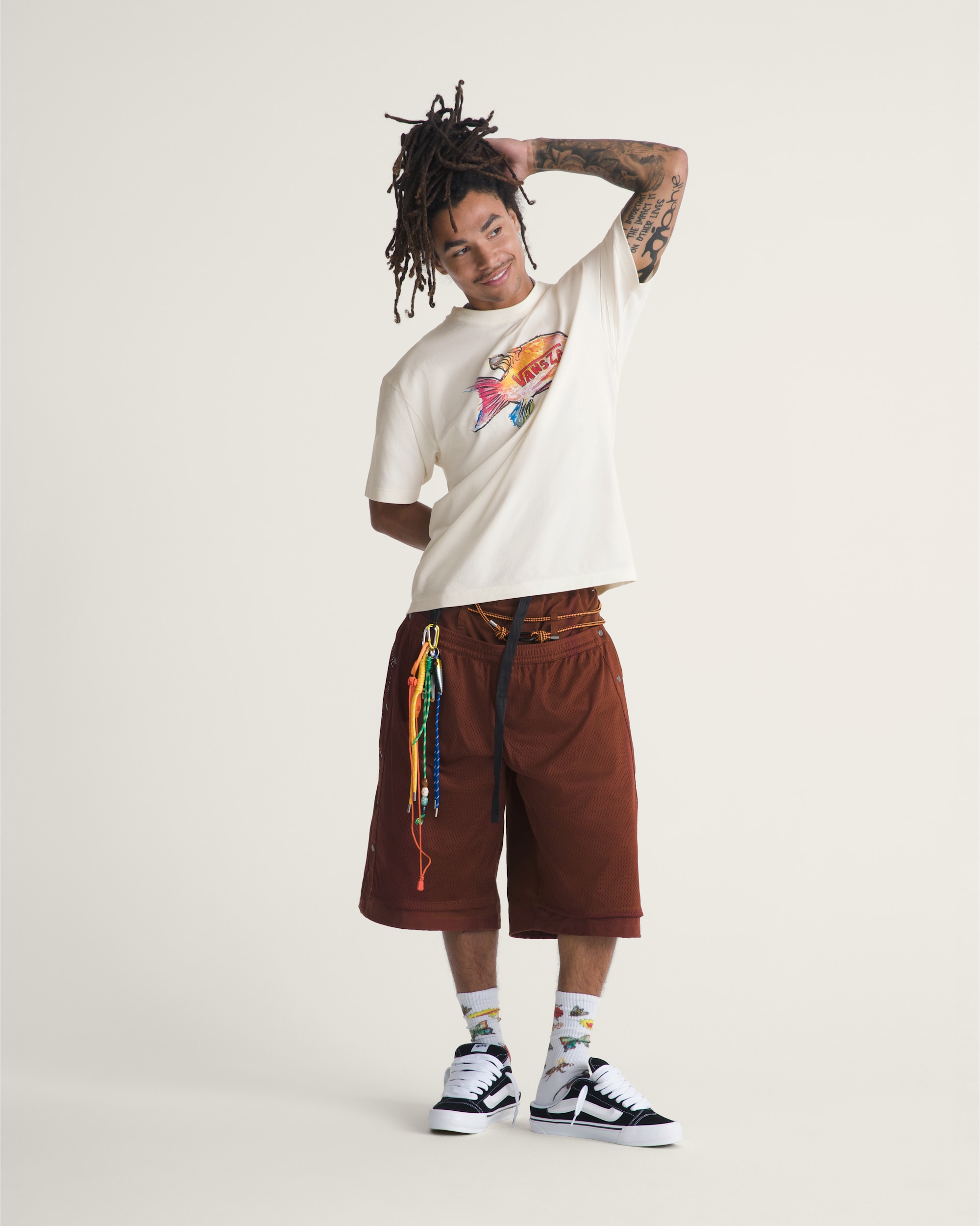 VANSZA Outdoor Oversized Short VANS VANSZA Brown Earth ALT5