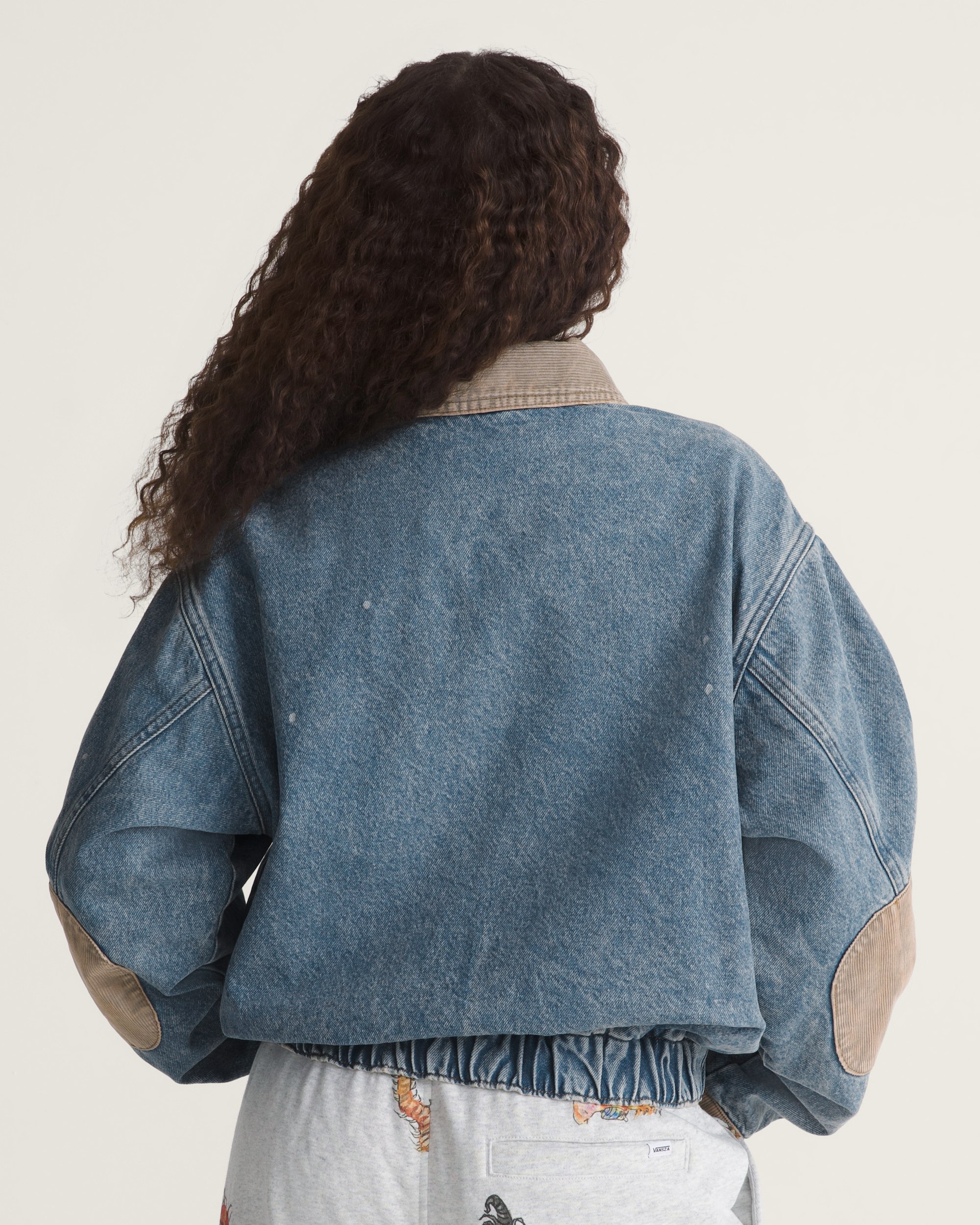 VANSZA Denim Hunting Jacket VANS VANSZA Light Stonewash Blue ALT5