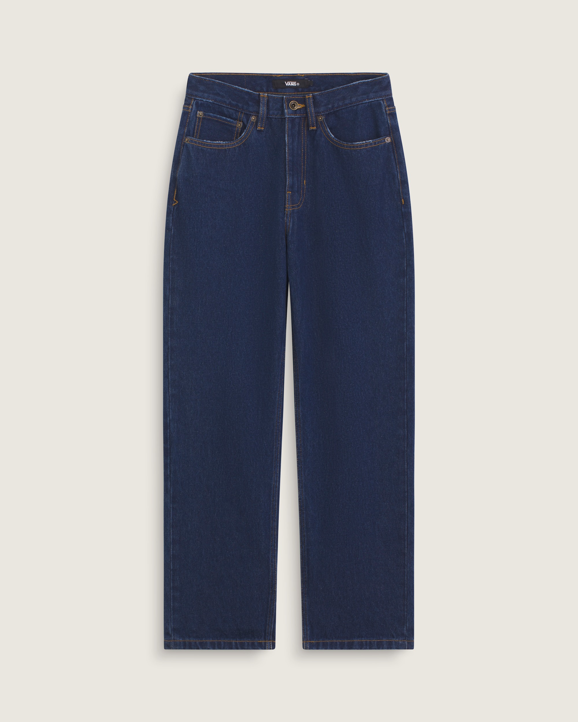 Check 5 Mid Rise Straight VANS Dark Rinse Blue HERO