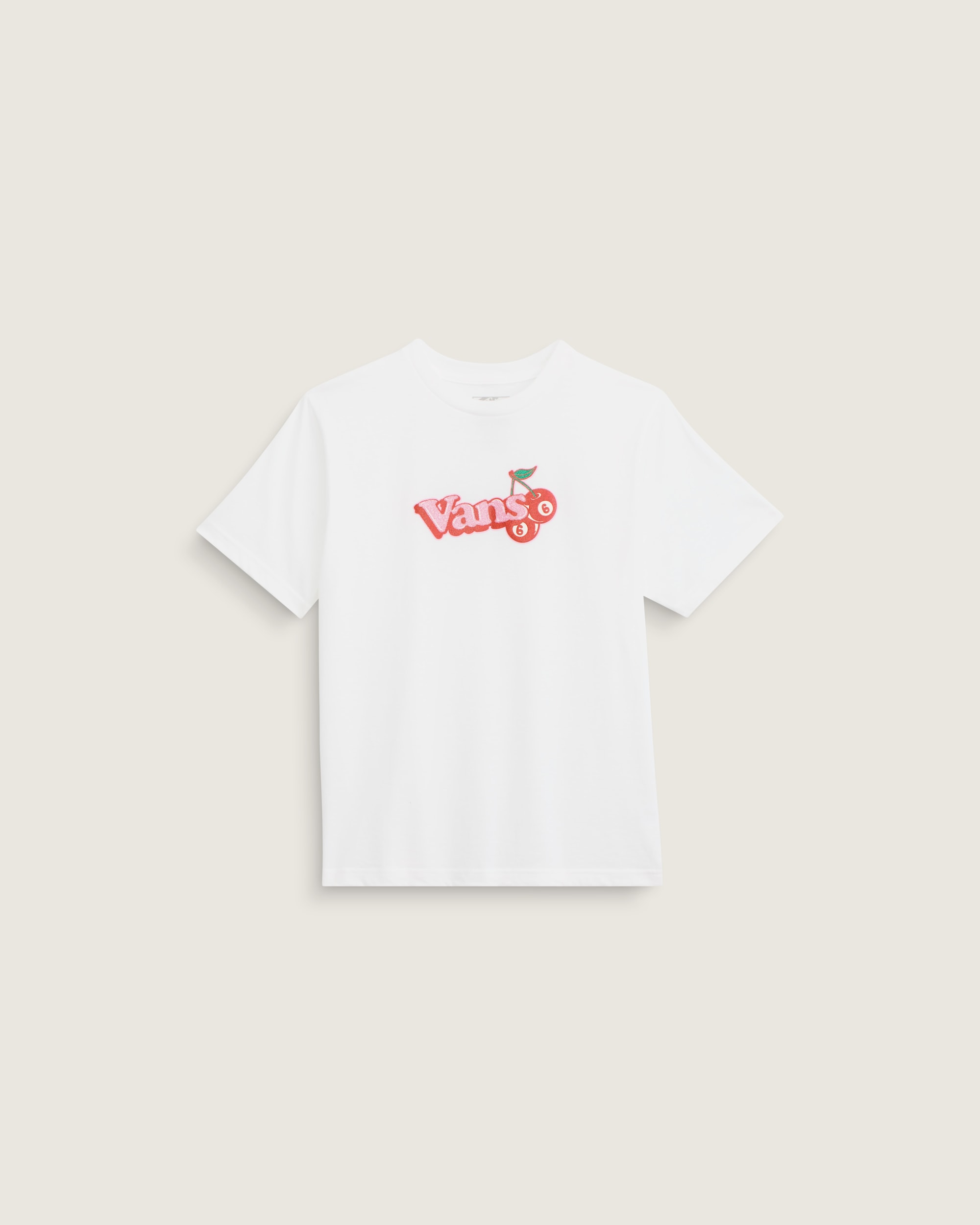 Kids Cherry On Top Short Sleeve Tee VANS White HERO