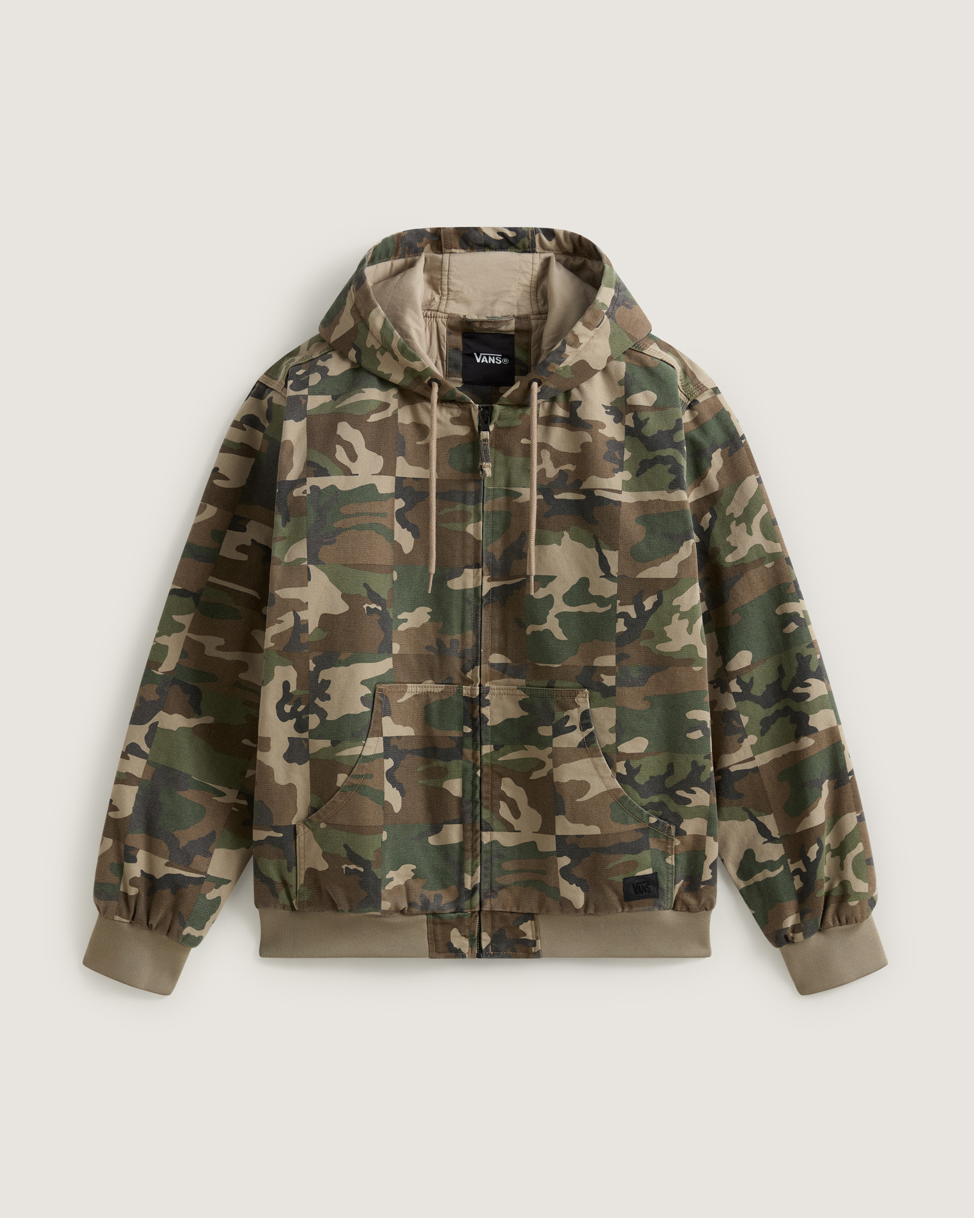 Eli Workwear Canvas Full Zip Jacket VANS Aluminum Grey HERO