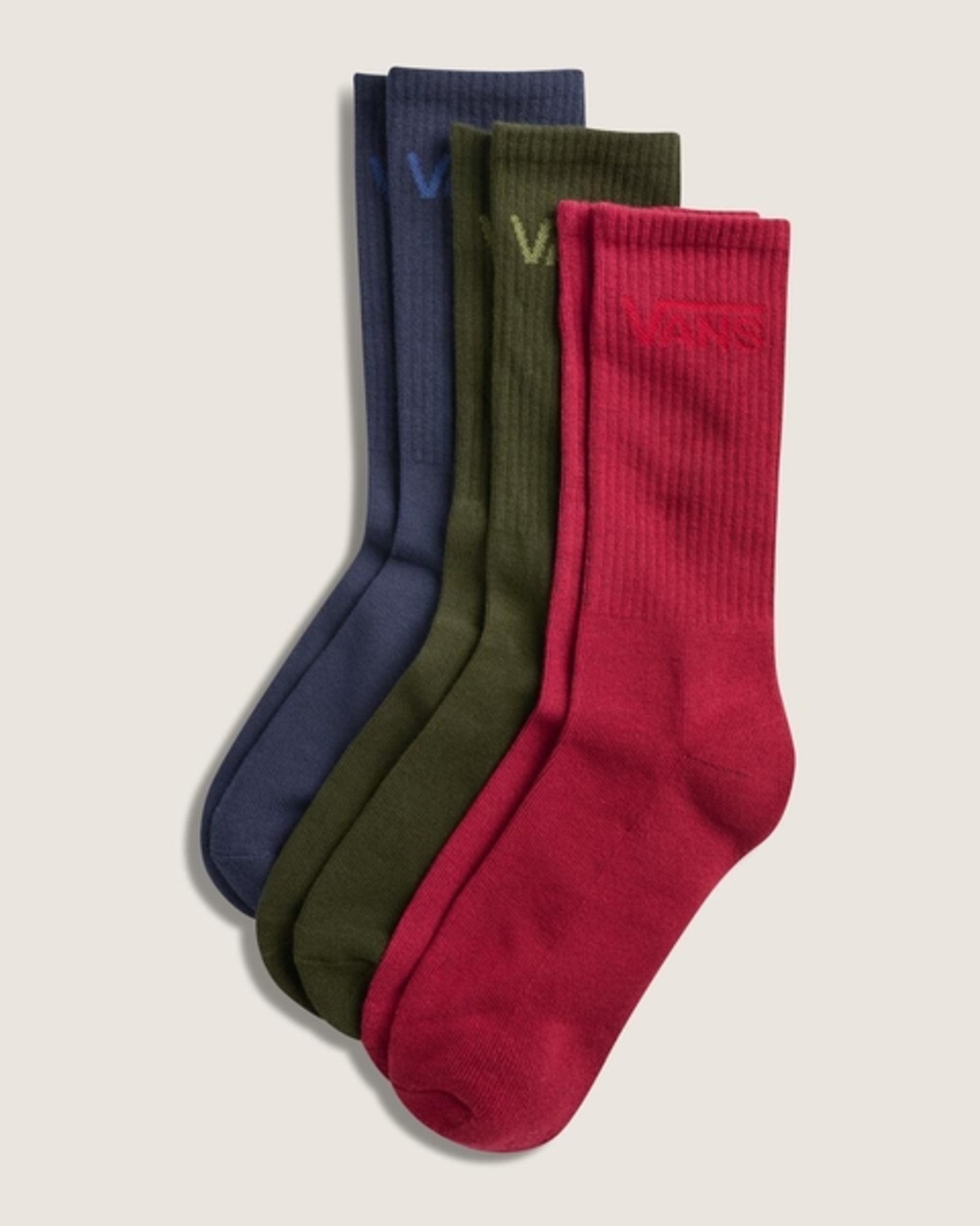 Classic Crew Socks VANS Obsidian Fern Green HERO