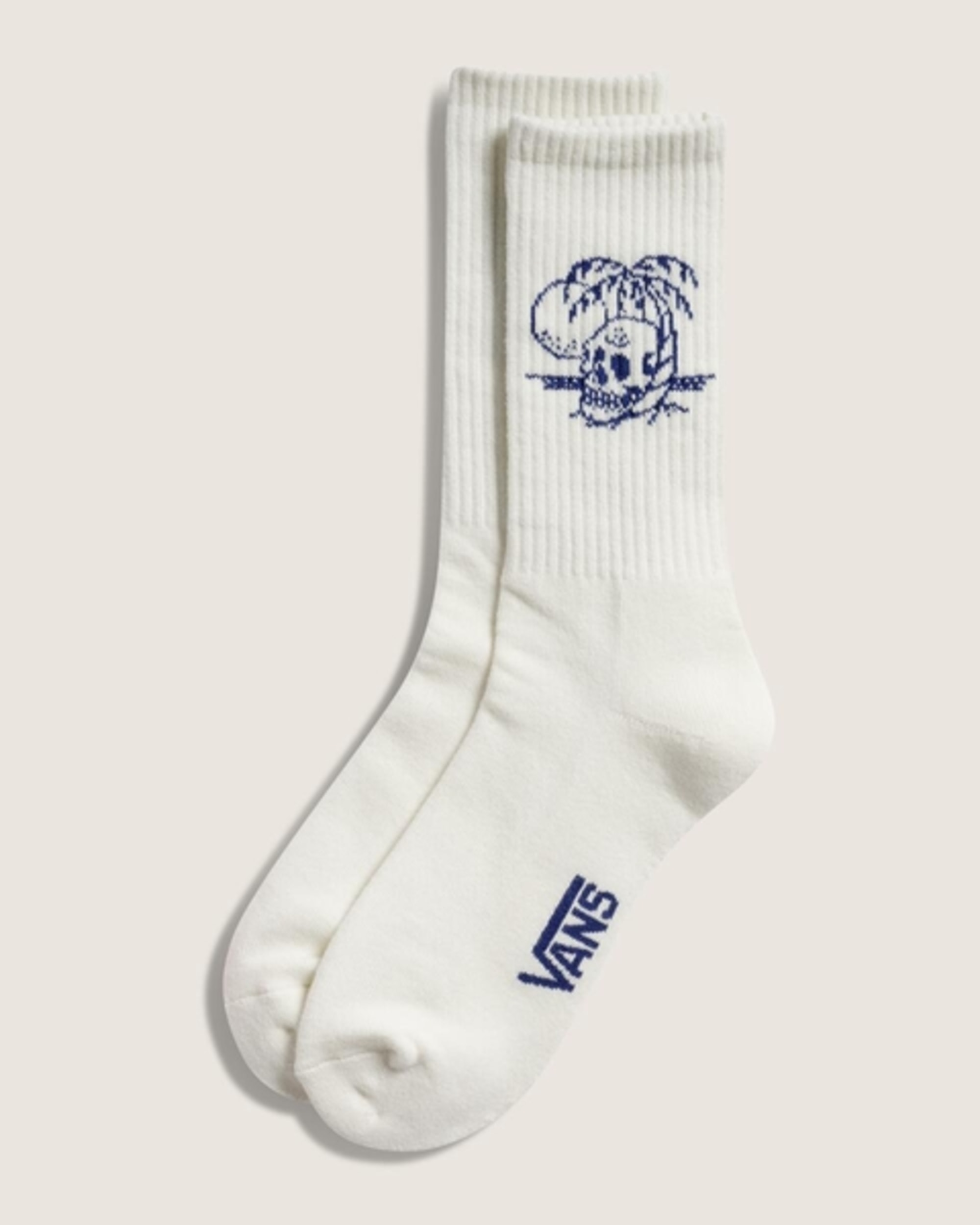 Walk The Line Crew Socks VANS Marshmallow White HERO