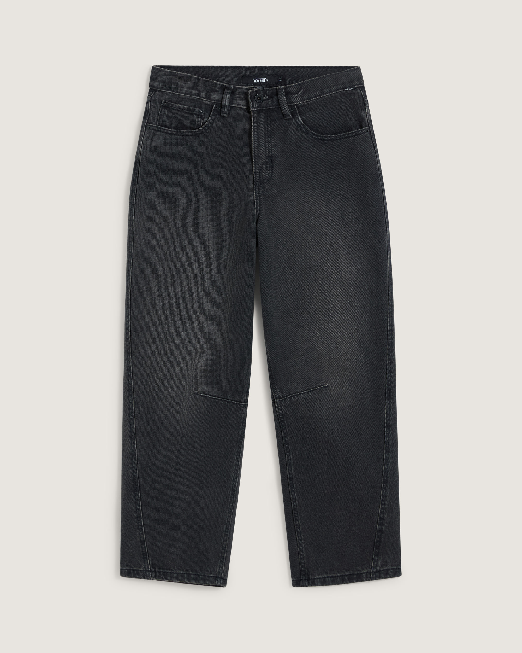 Check5 Mid Rise Barrel Pants VANS Washed Black HERO