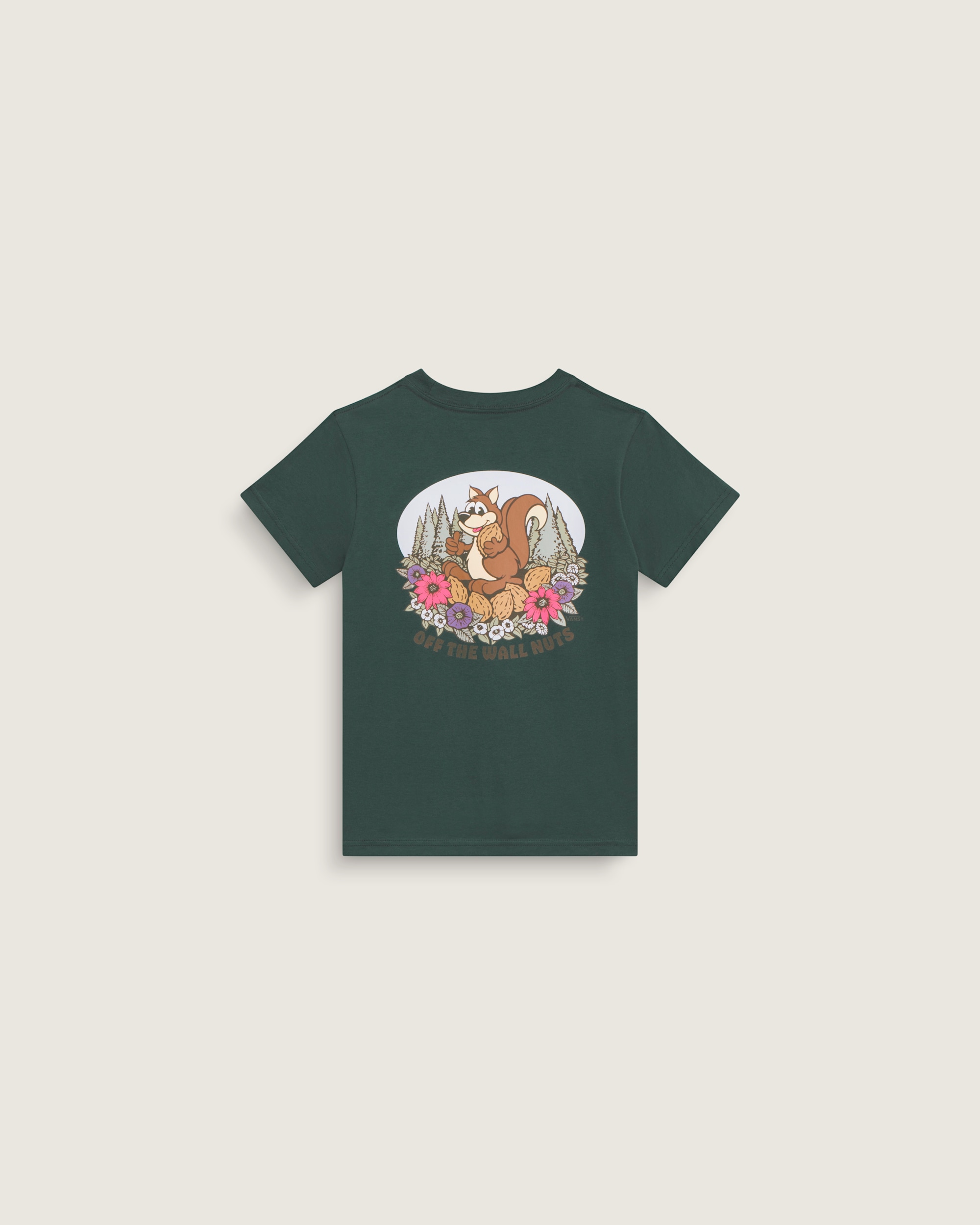 Little Kids Wall Nuts Short Sleeve Tee VANS Oil Green HERO