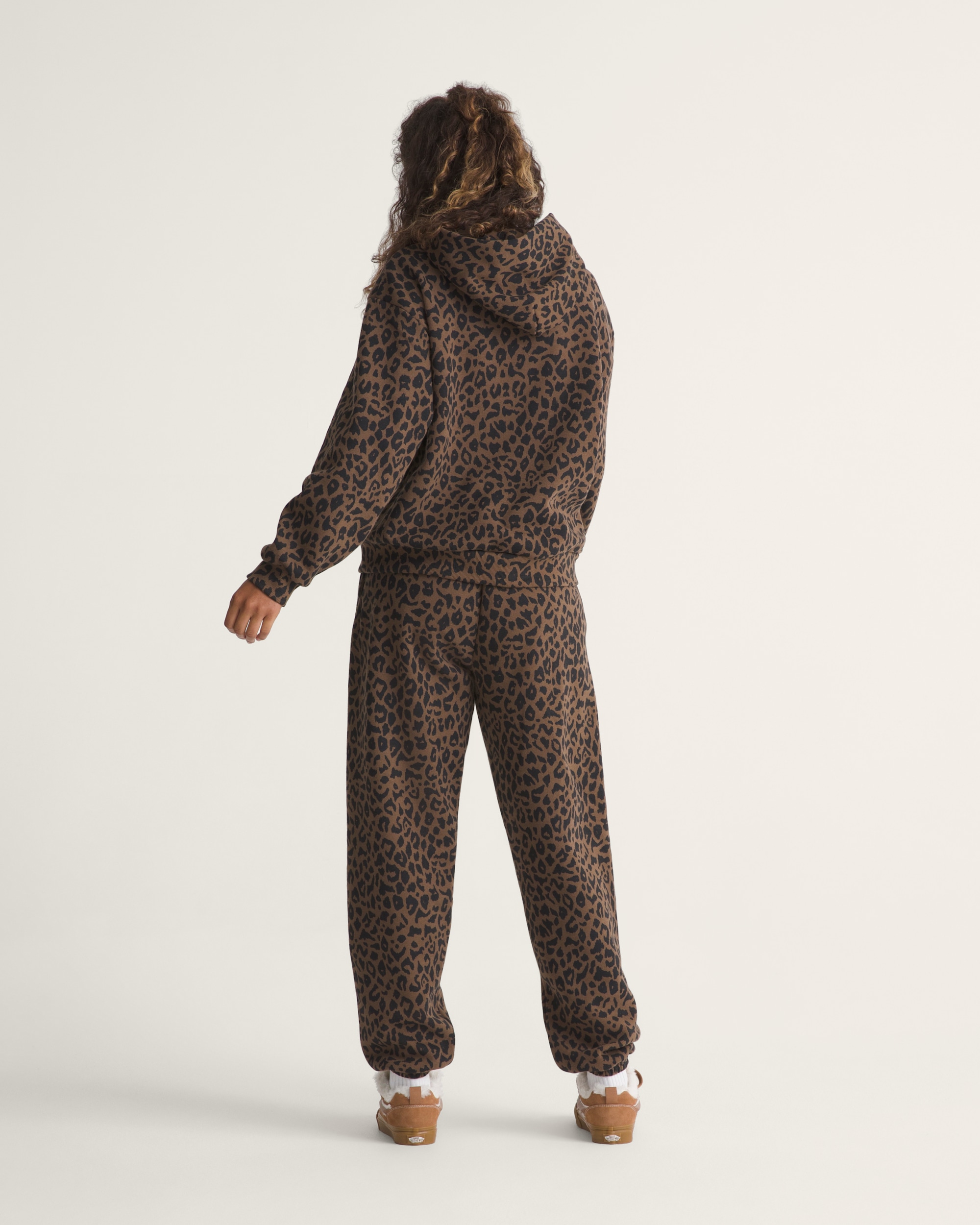 Salton Fleece Jogger Pants VANS Vintage Cocoa Brown ALT4