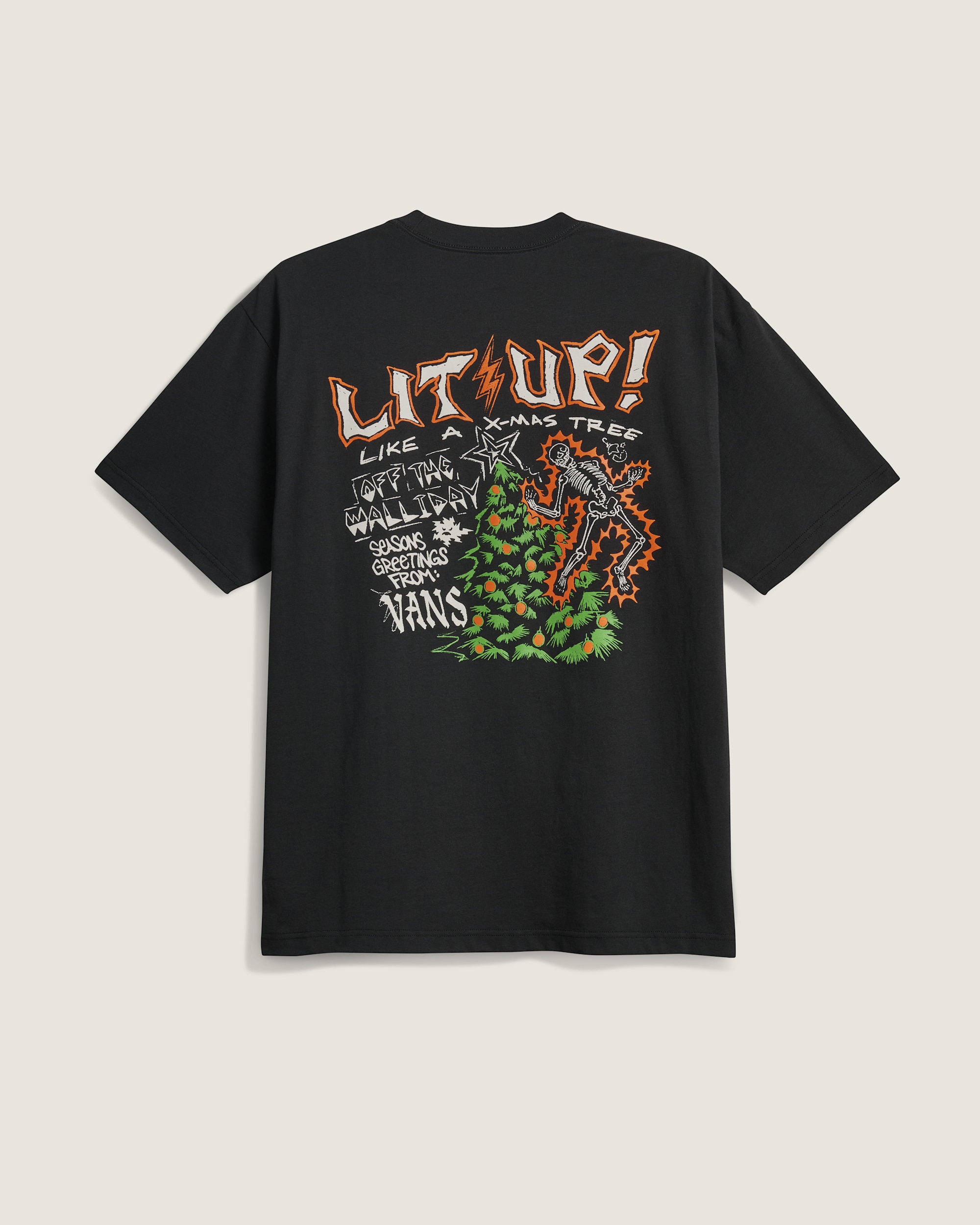 Lit Up Short Sleeve Tee VANS Black HERO