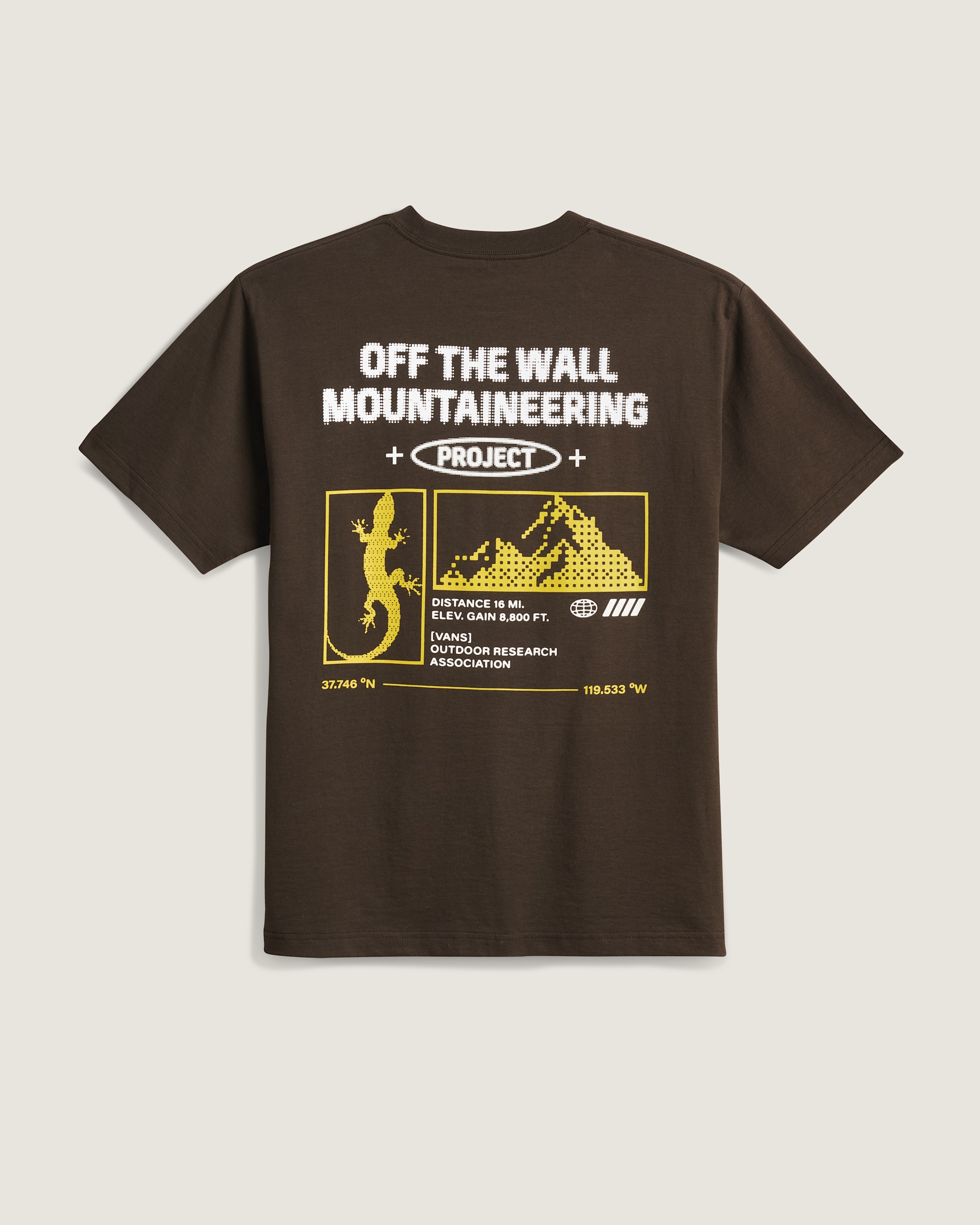 Mountaineering Project Short Sleeve Tee VANS Brown HERO