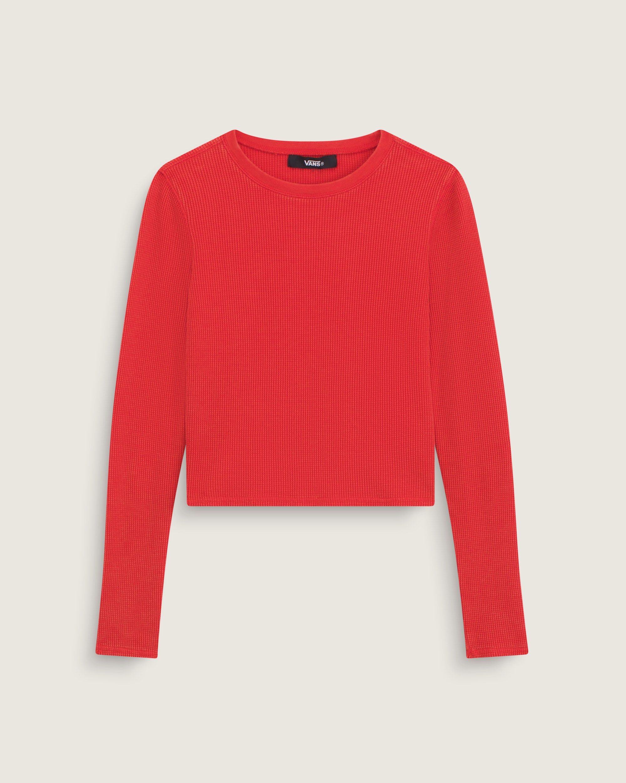 Teri Waffle Long Sleeve 20 VANS Racing Red HERO