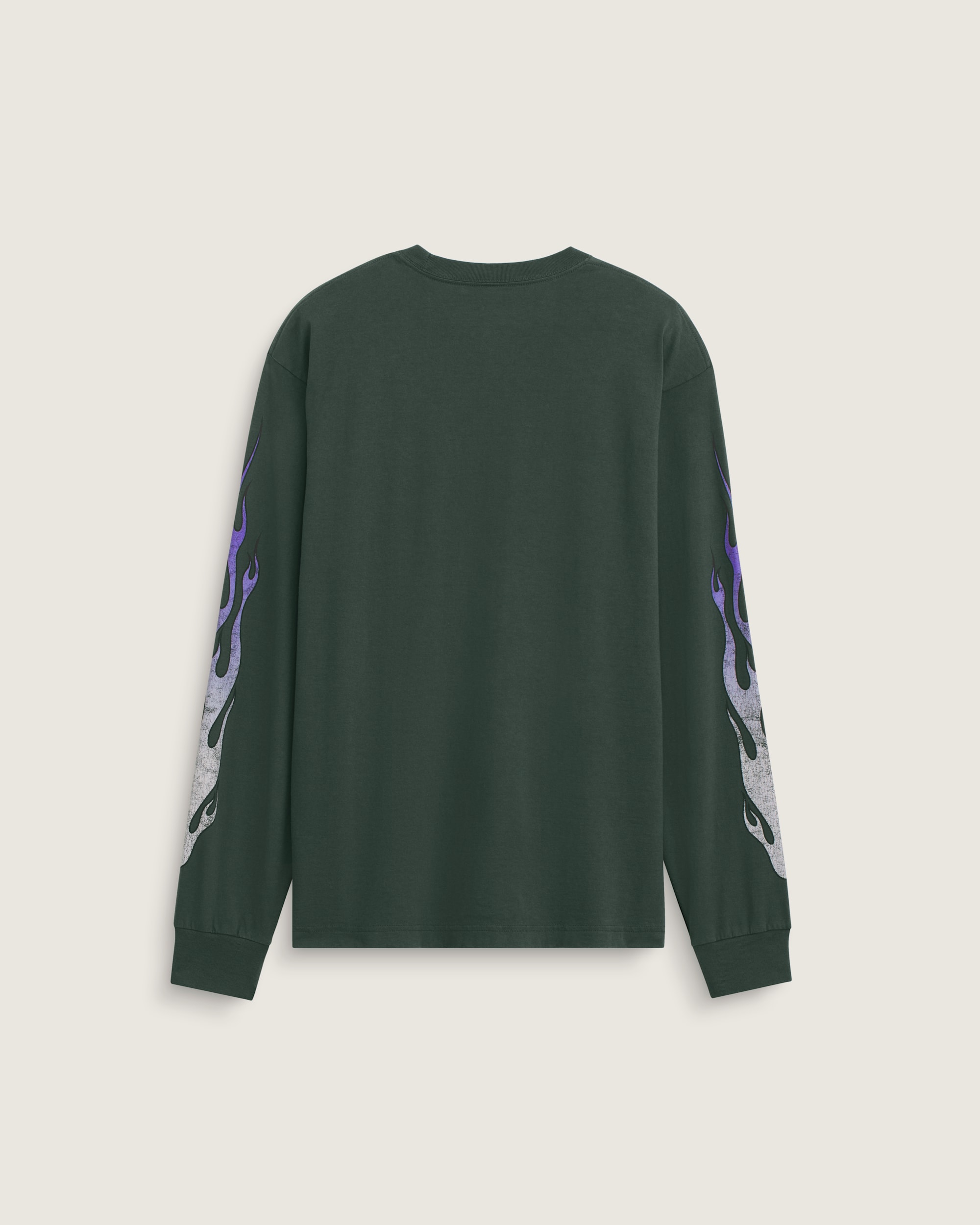 Burnin Up Long Sleeve Tee VANS Oil Green ALT1