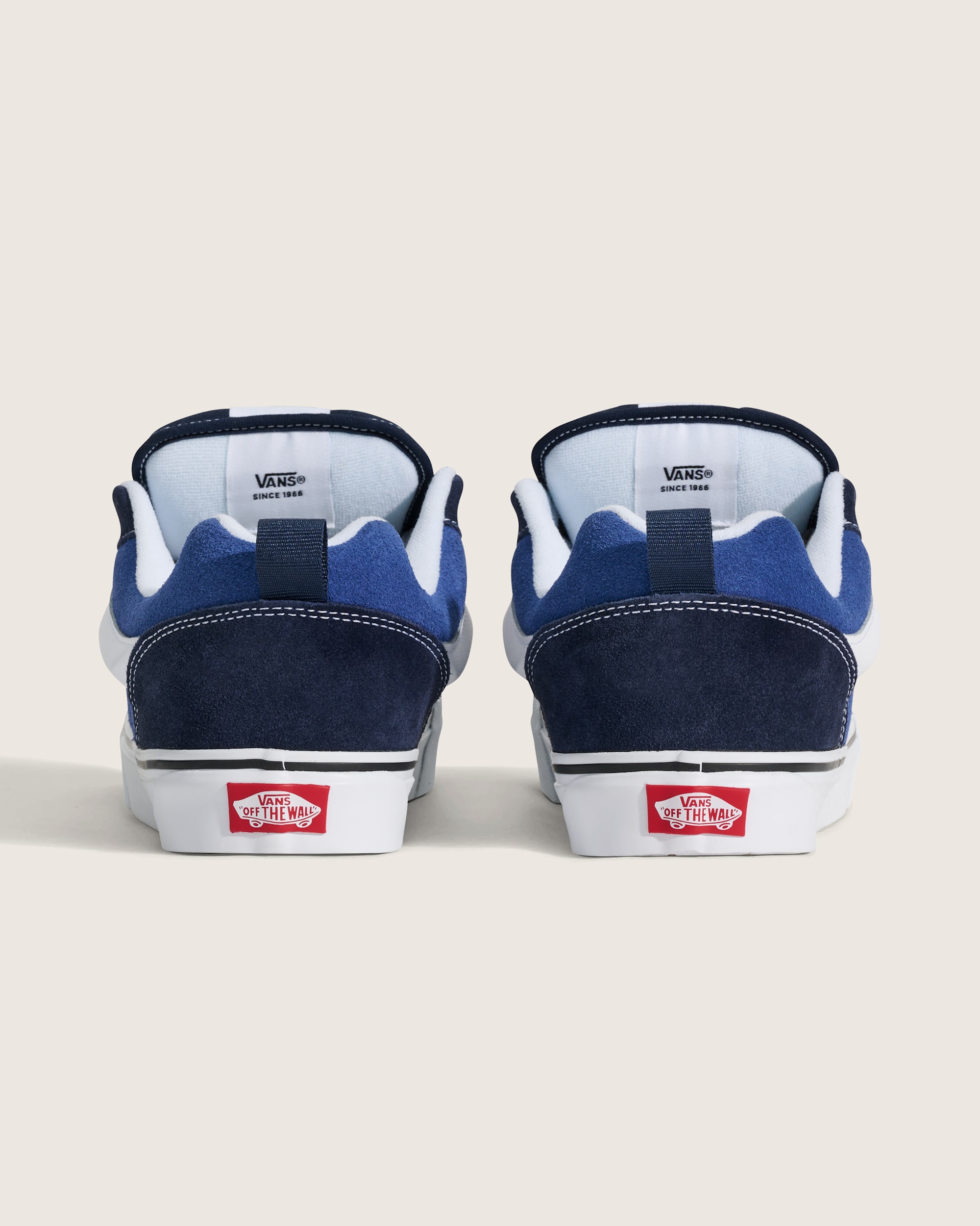 Knu Skool Shoe VANS Navy Blue  True White ALT3