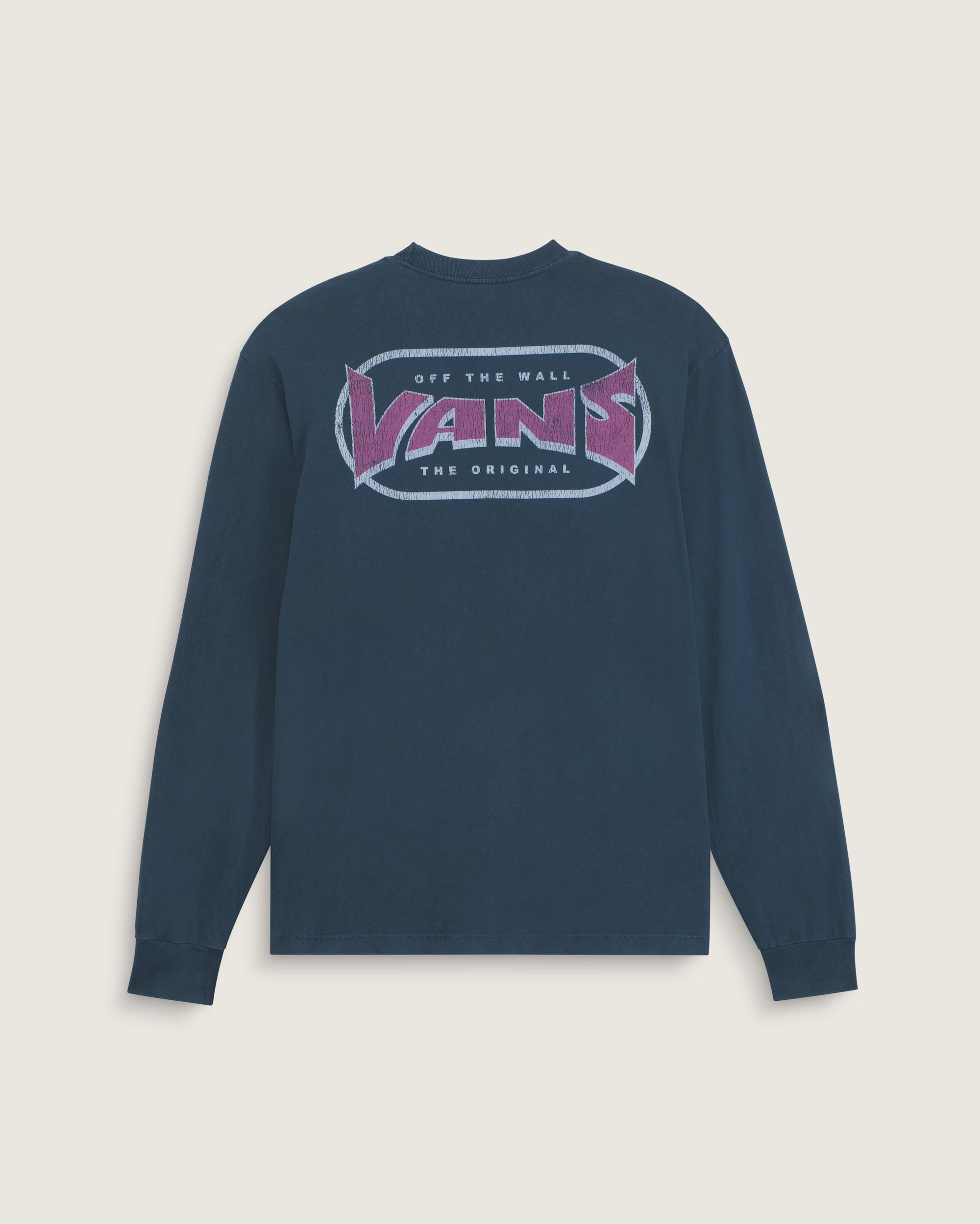 Velocity Mark Long Sleeve Tee VANS Dress Blues HERO
