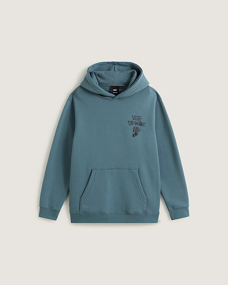 Kids Vans Mouf Pullover Hoodie in Cement Heather Grey | Vans